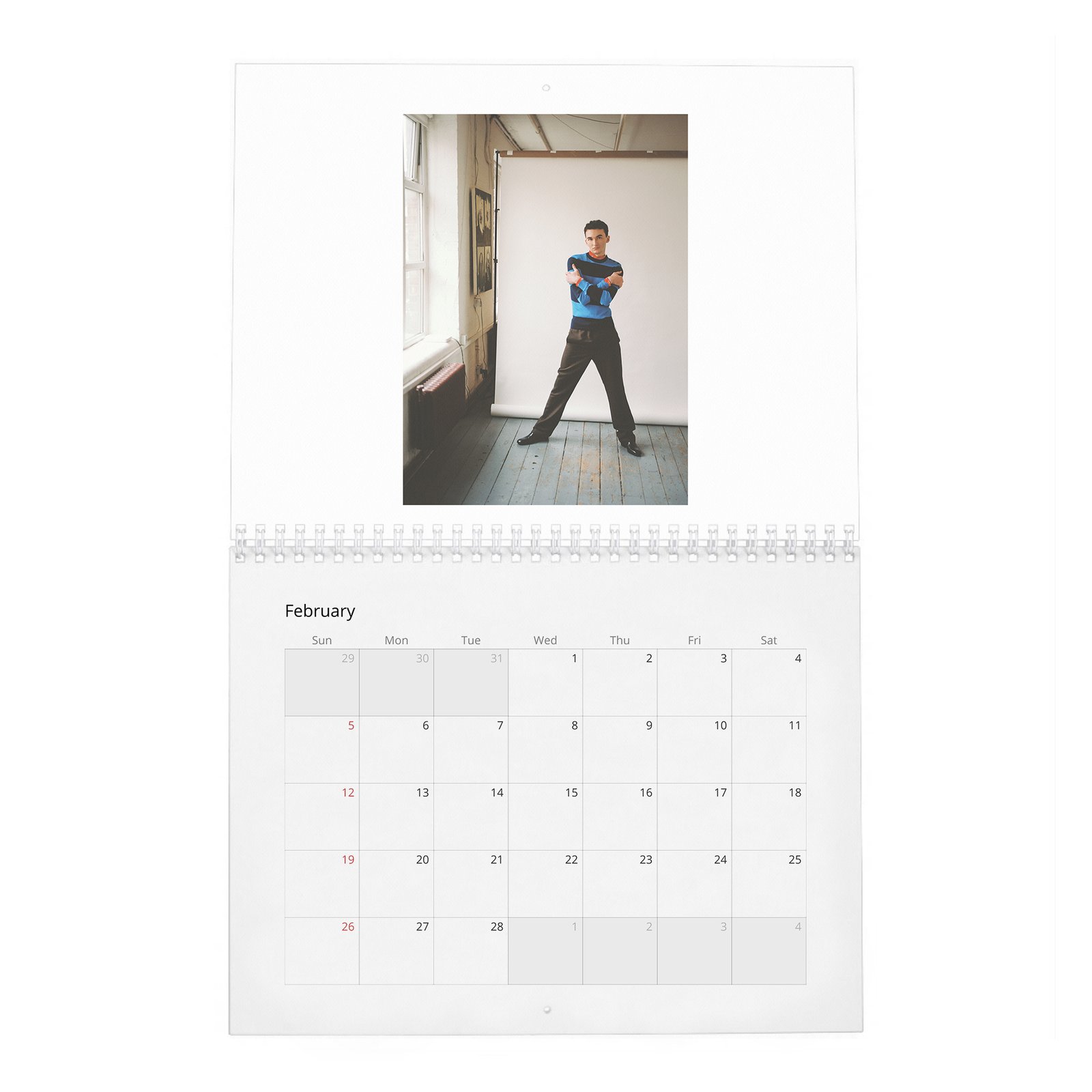 02 Isaac Hempstead Wright - Wonderland 2027 Wall Calendar