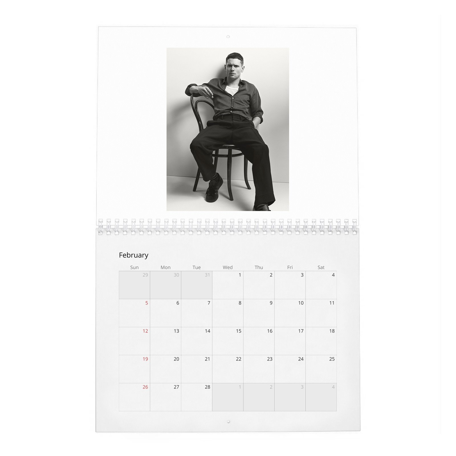 02 Jack O'Connell - Interview 2027 Wall Calendar