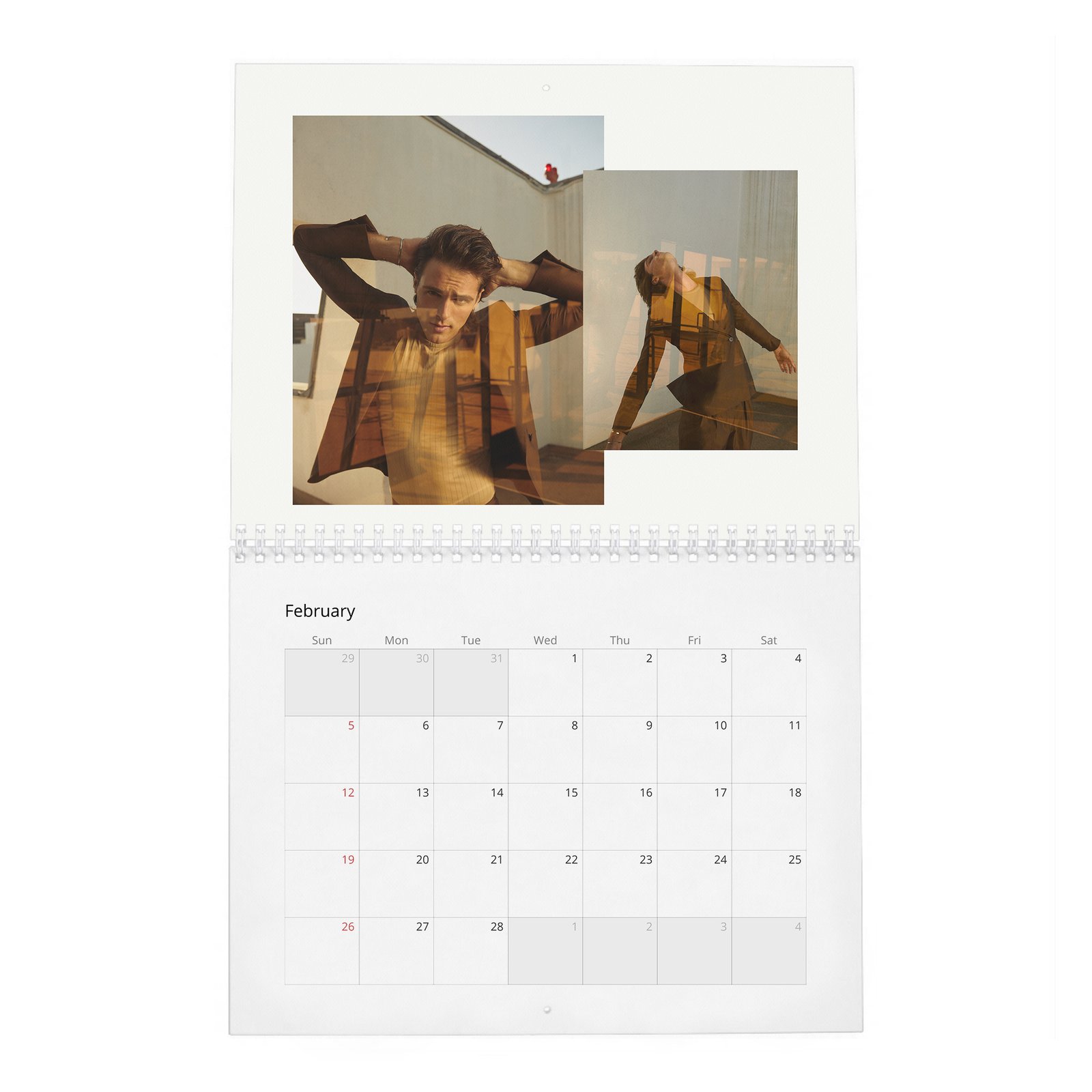 02 Jacob Elordi - Flaunt 2027 Wall Calendar