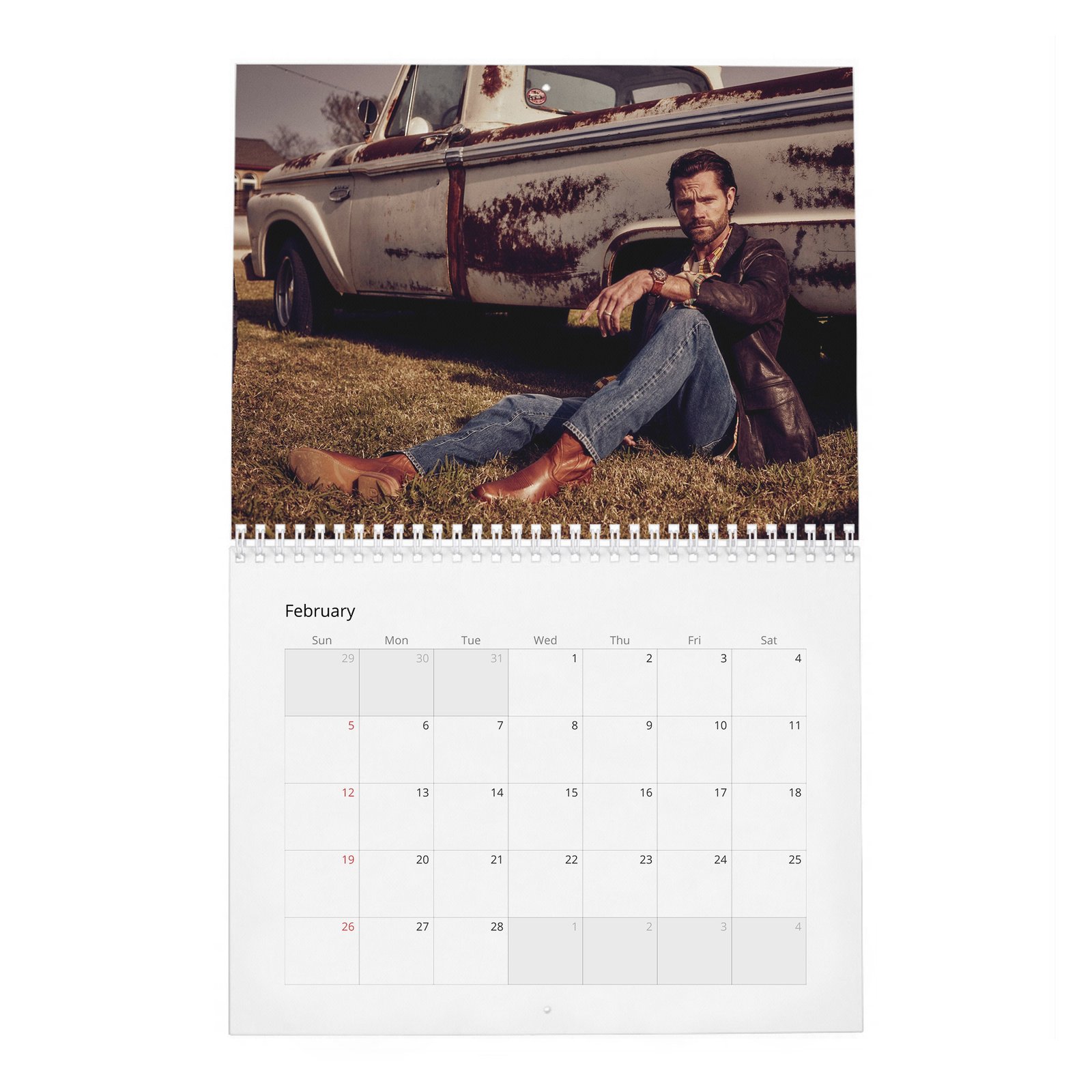 02 Jared Padalecki - The New Texas Ranger 2027 Wall Calendar