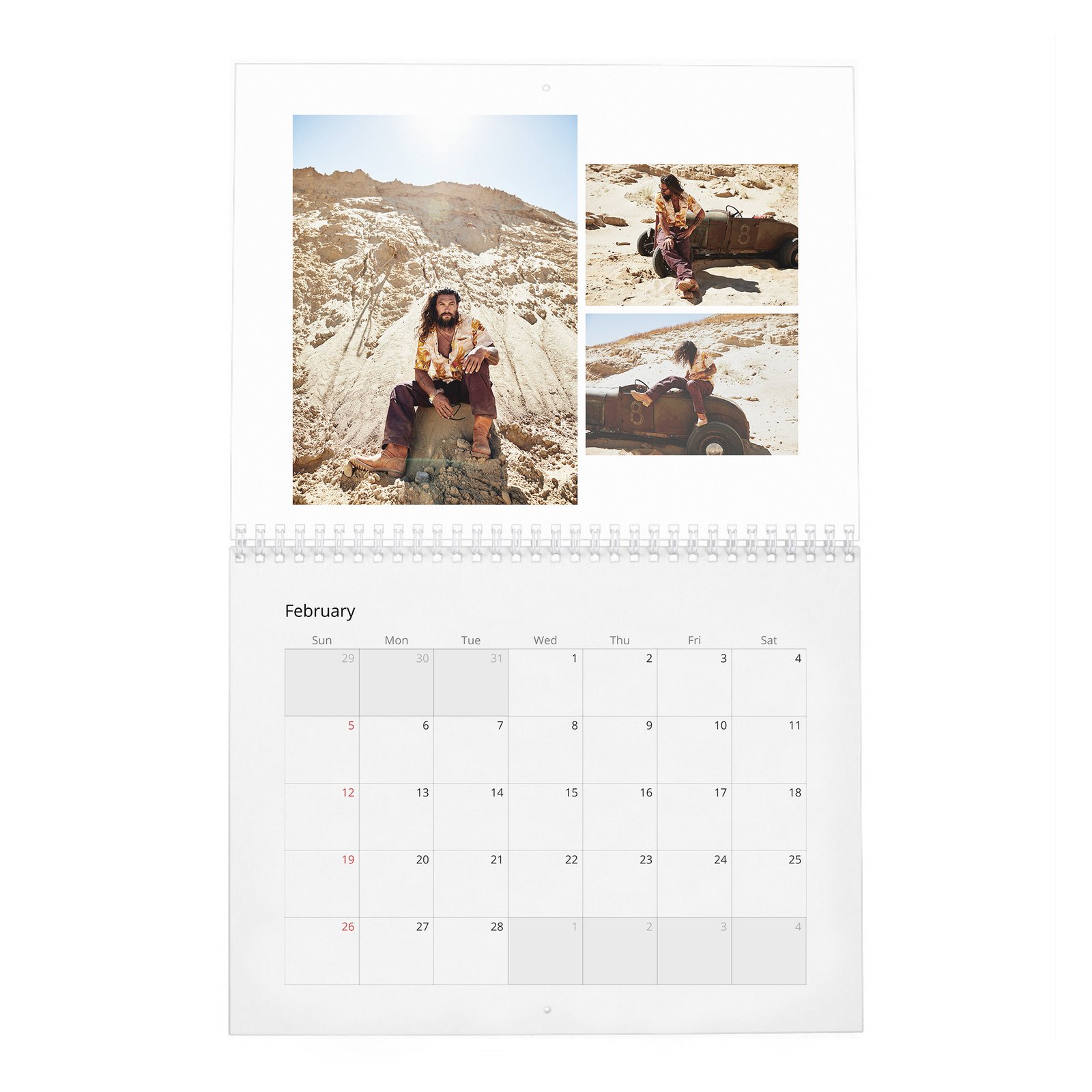 02 Jason Momoa - A New Hero Is Born 2027 Wall Calendar