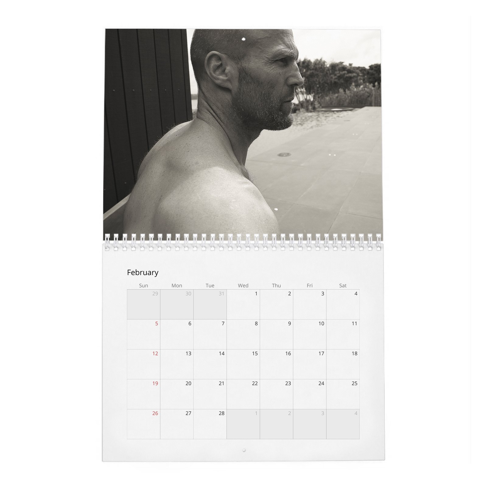 02 Jason Statham - The Re-Education Of 2027 Wall Calendar