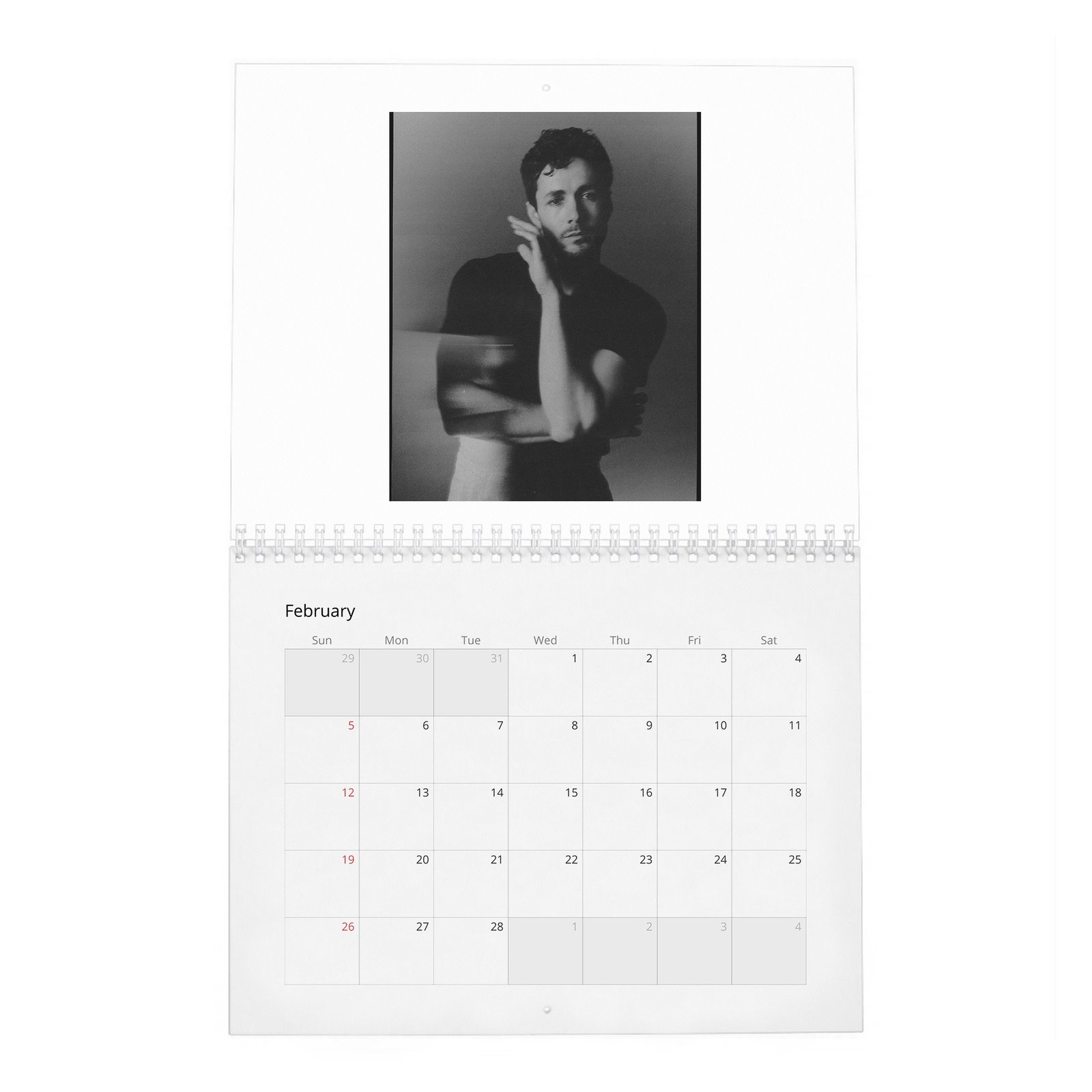 02 Jonah Hauer-King - Leading Lights 2027 Wall Calendar