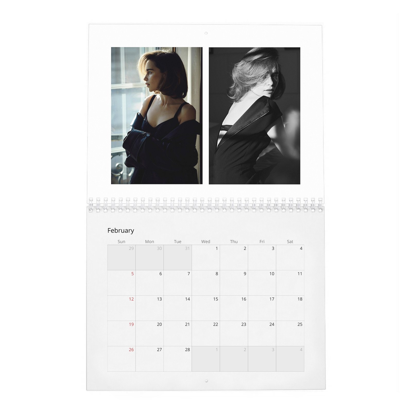 Emilia Clarke - Makes It Reign 2027 Wall Calendar