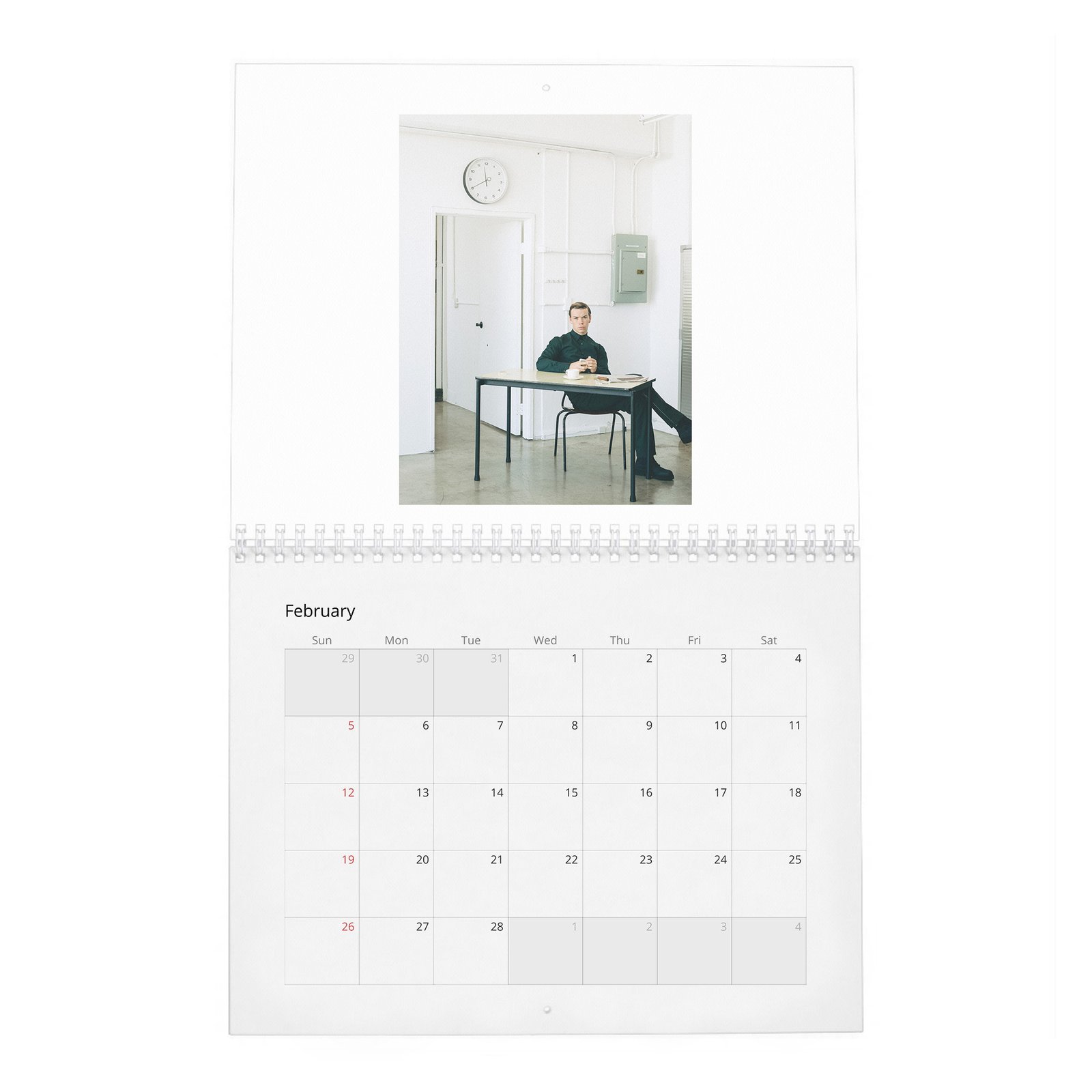 02 Will Poulter - Laterals 2027 Wall Calendar