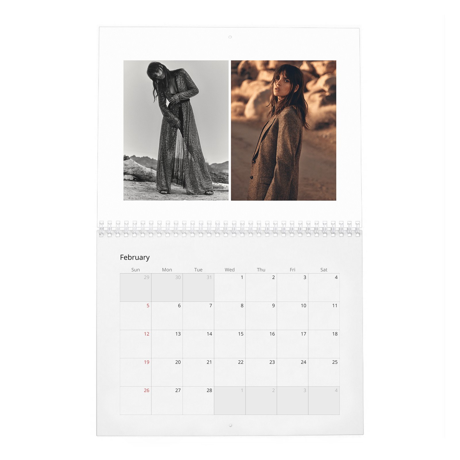 02 Adria Arjona - Flaunt 2027 Wall Calendar