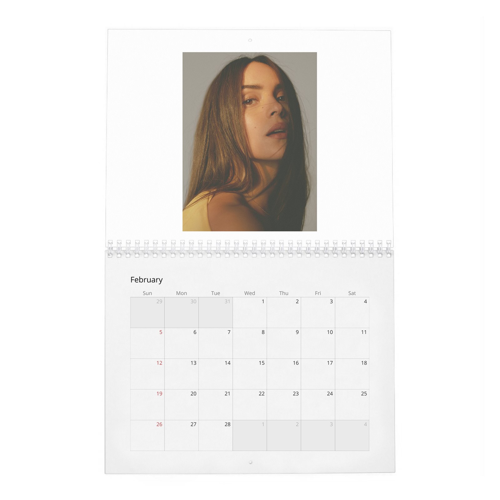 02 Adria Arjona - Laterals 2027 Wall Calendar