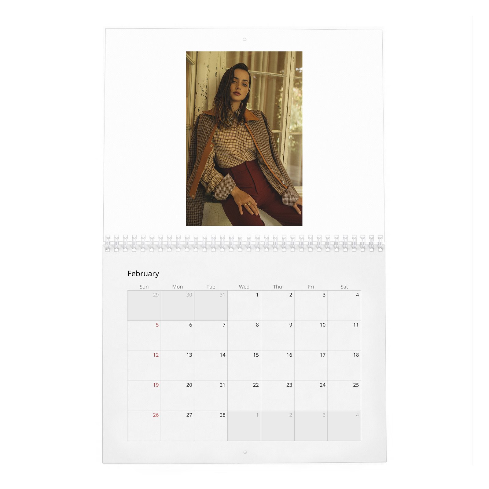 02 Ana De Armas - Flaunt 2027 Wall Calendar