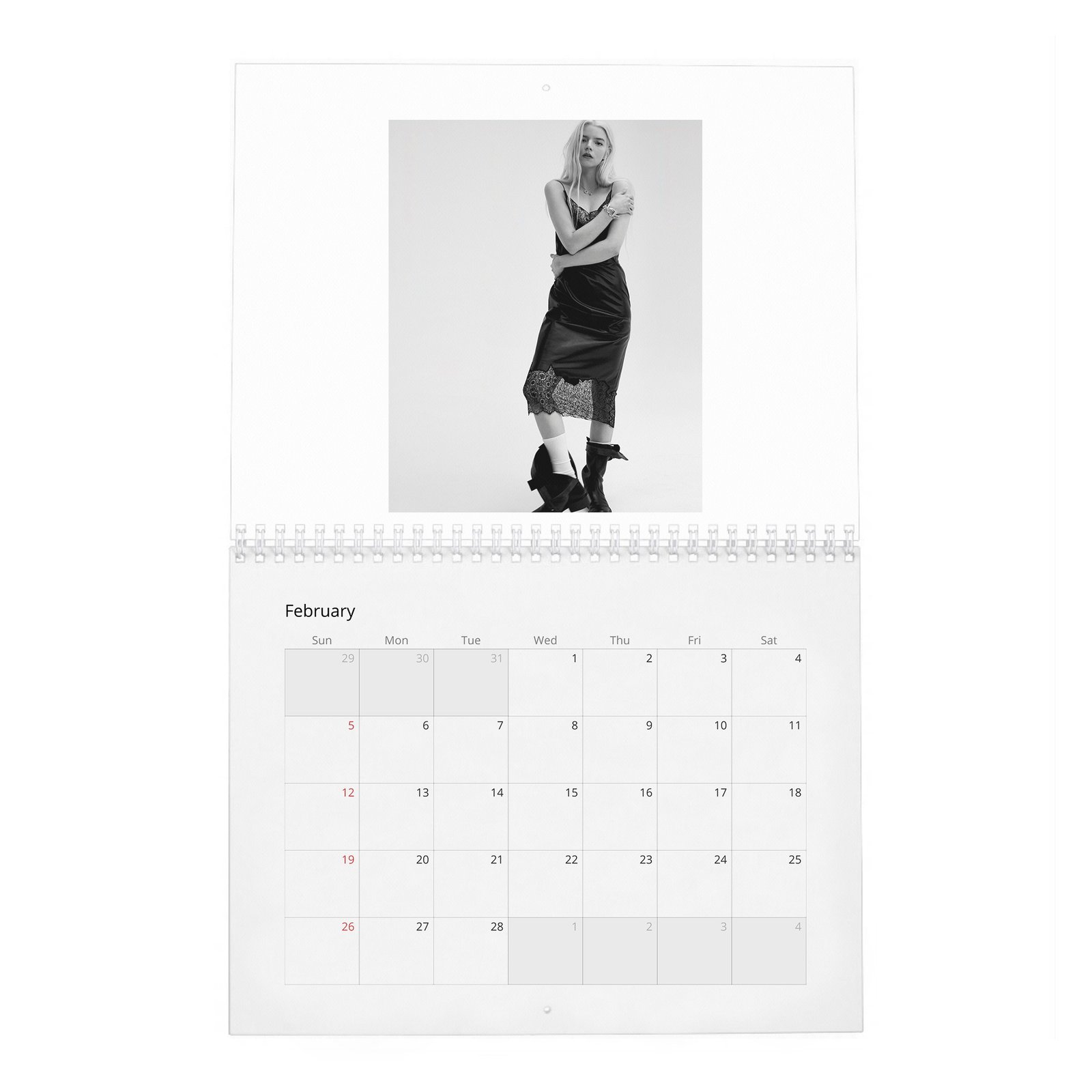 Anya Taylor-Joy - Summer Of Love 2027 Wall Calendar