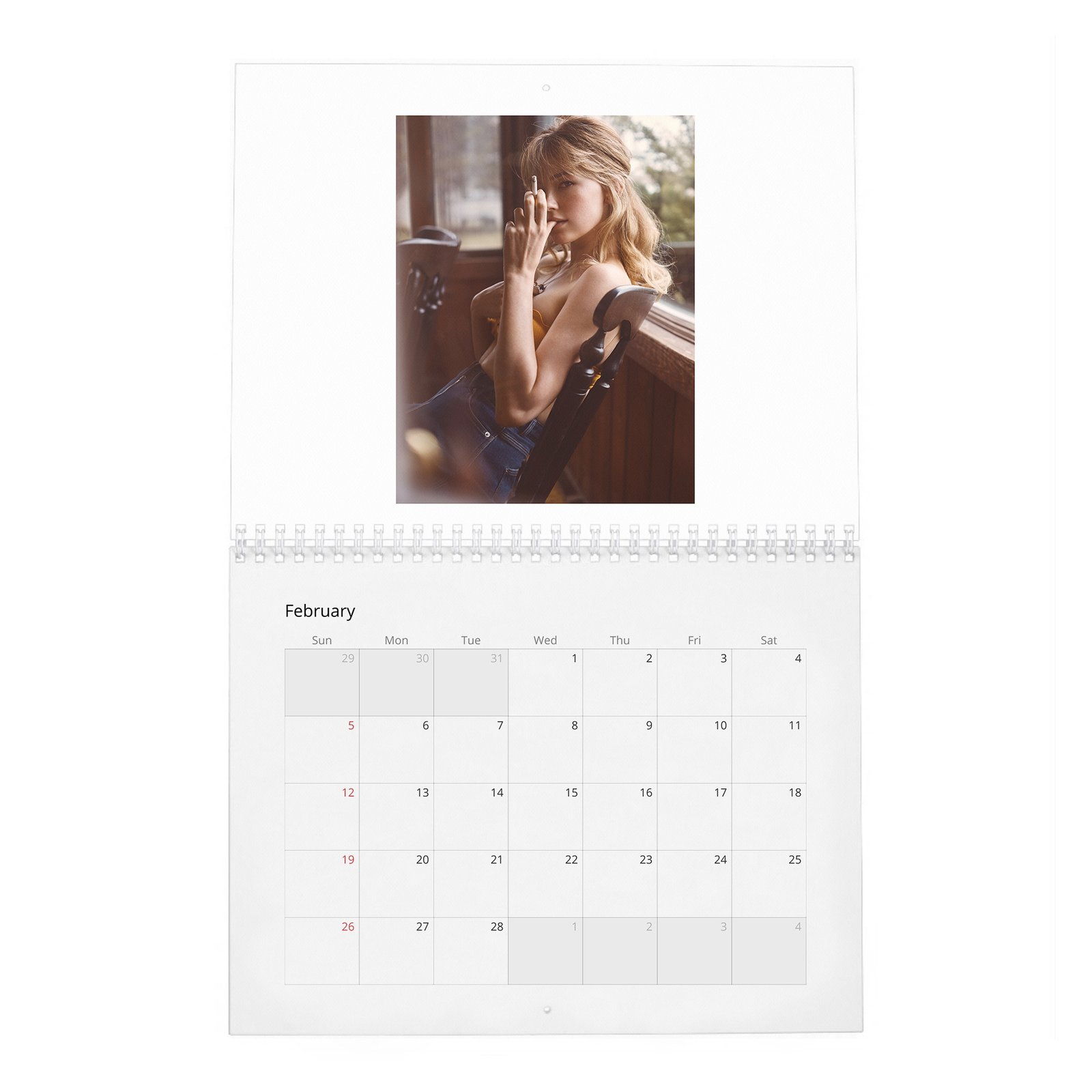 02 Haley Bennett - Interview 2027 Wall Calendar