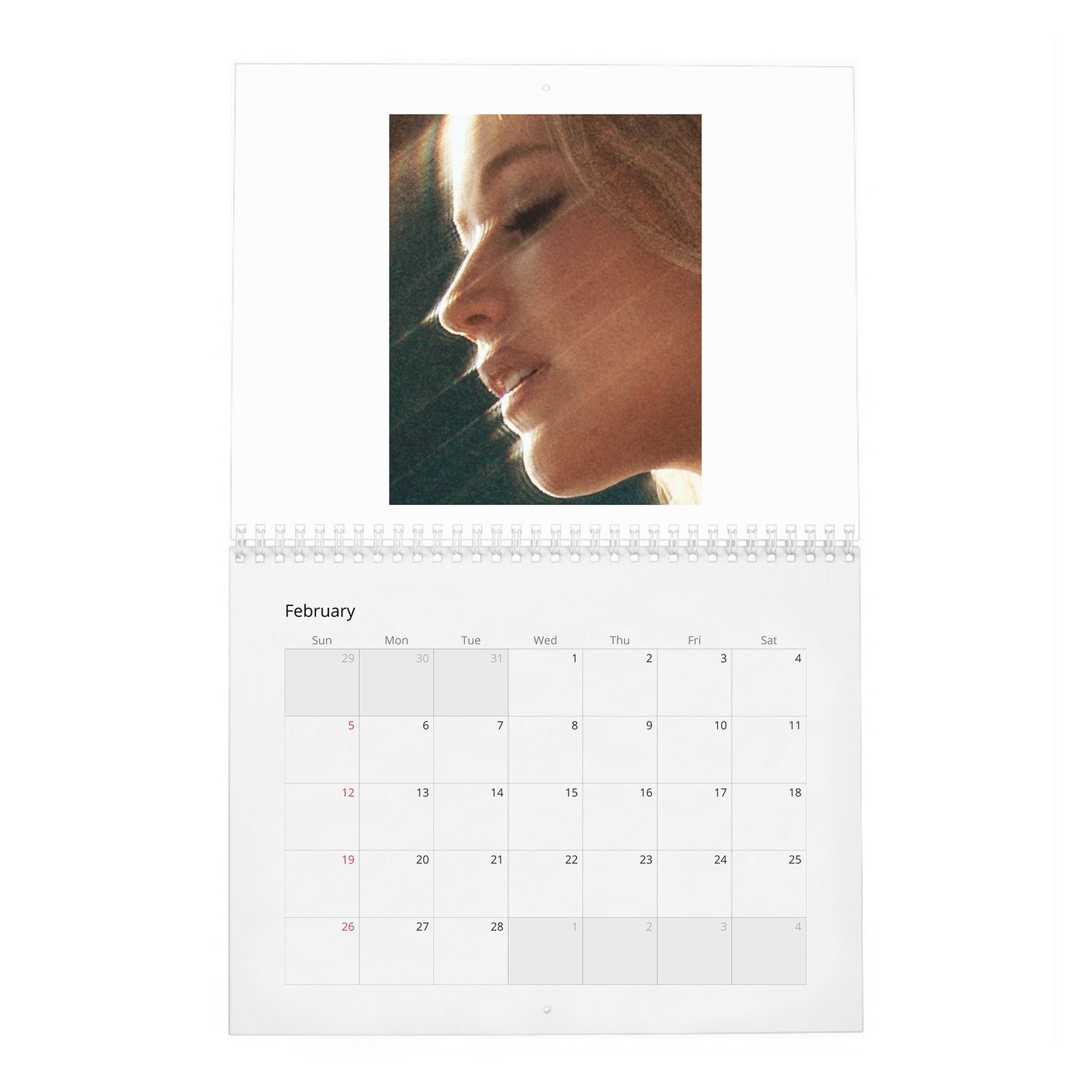 02 Jennifer Lawrence - Does It Her Way 2027 Wall Calendar