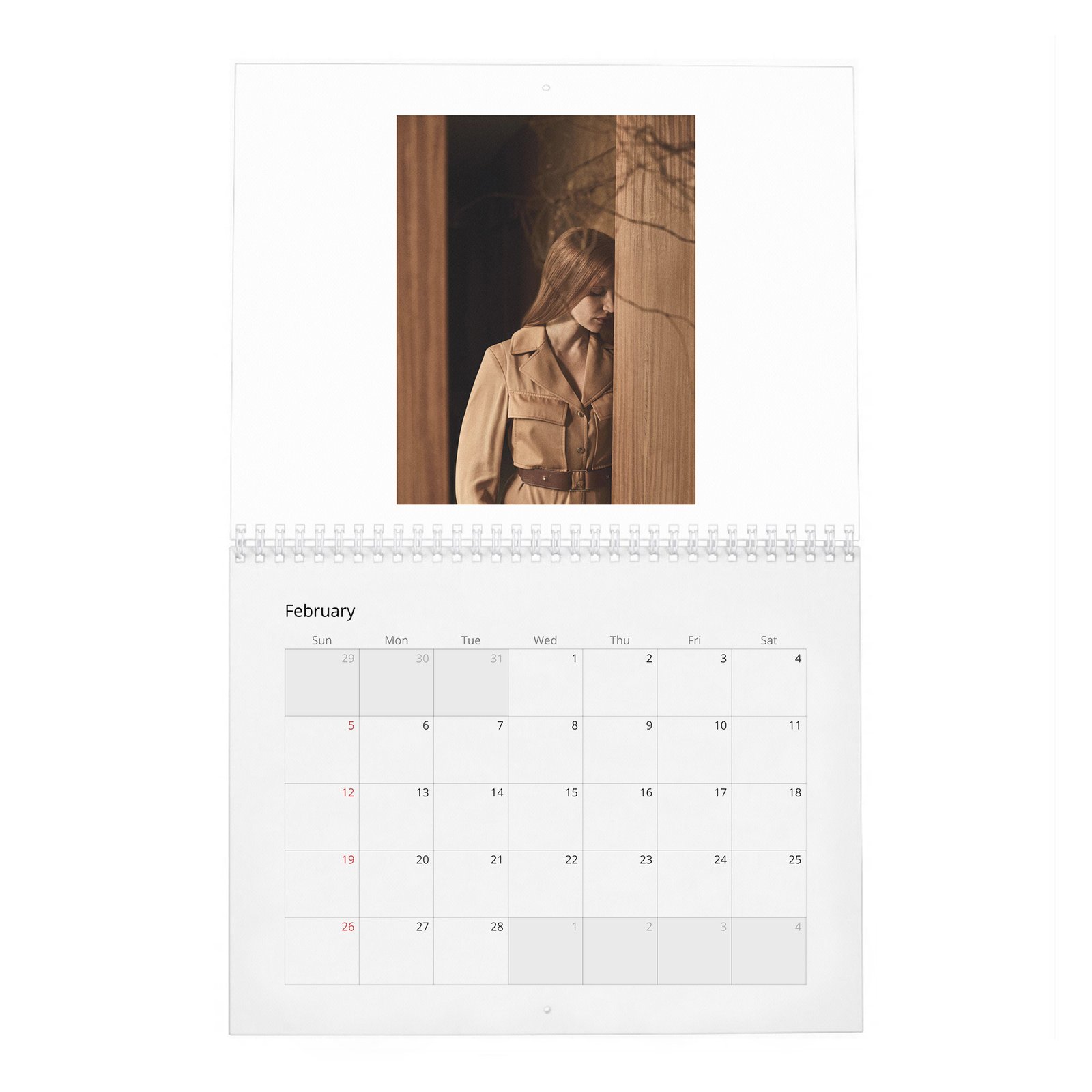 02 Jessica Chastain - Talent And Legend 2027 Wall Calendar