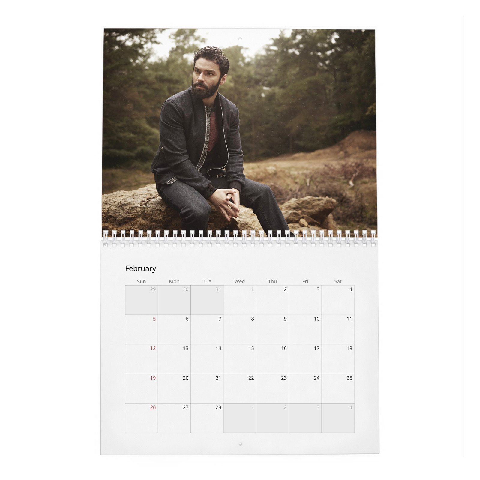 02 Aidan Turner - Encore 2027 Wall Calendar