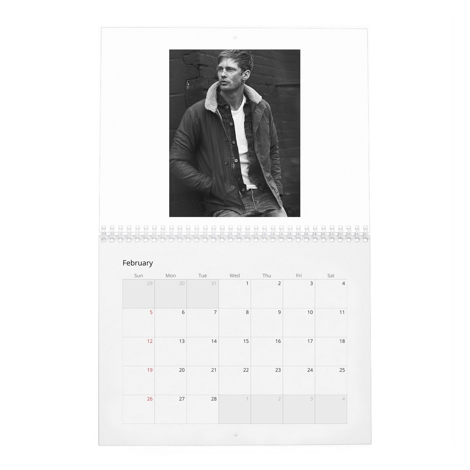 02 Alexander Skarsgard - Knockout At Fortune Gym 2027 Wall Calendar