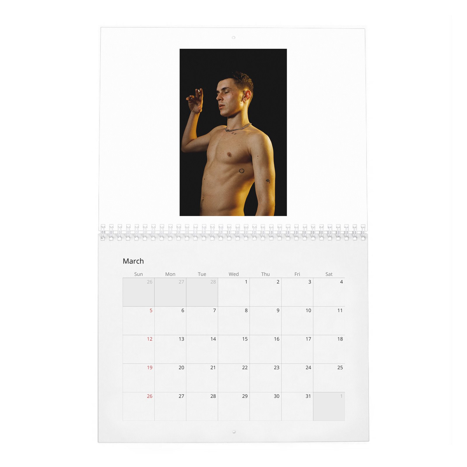 03 Aron Piper - In Conversation 2027 Wall Calendar