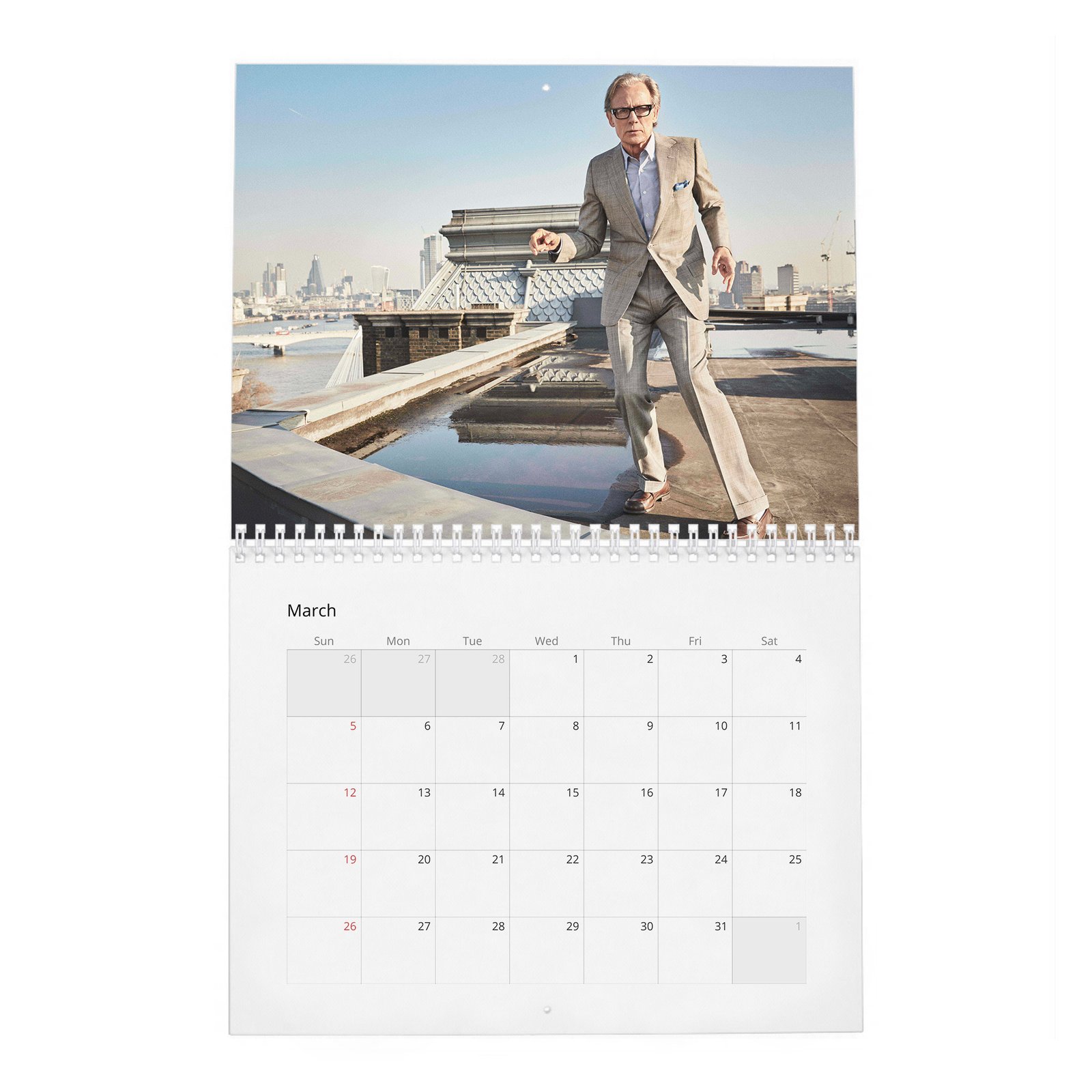 03 Bill Nighy - An Audience With 2027 Wall Calendar