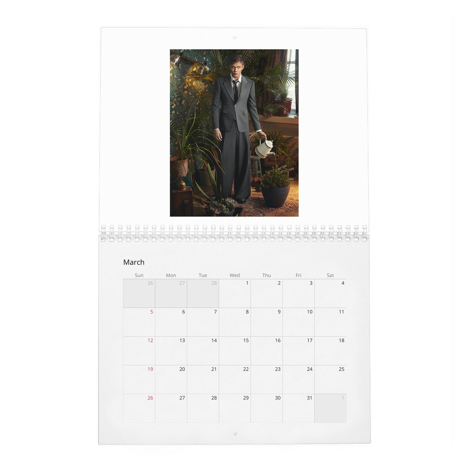 03 Bill Skarsgard - Million Dollar Bill 2027 Wall Calendar
