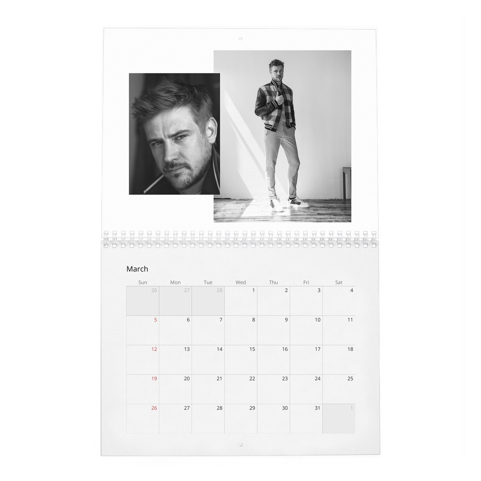 03 Boyd Holbrook - Laterals 2027 Wall Calendar