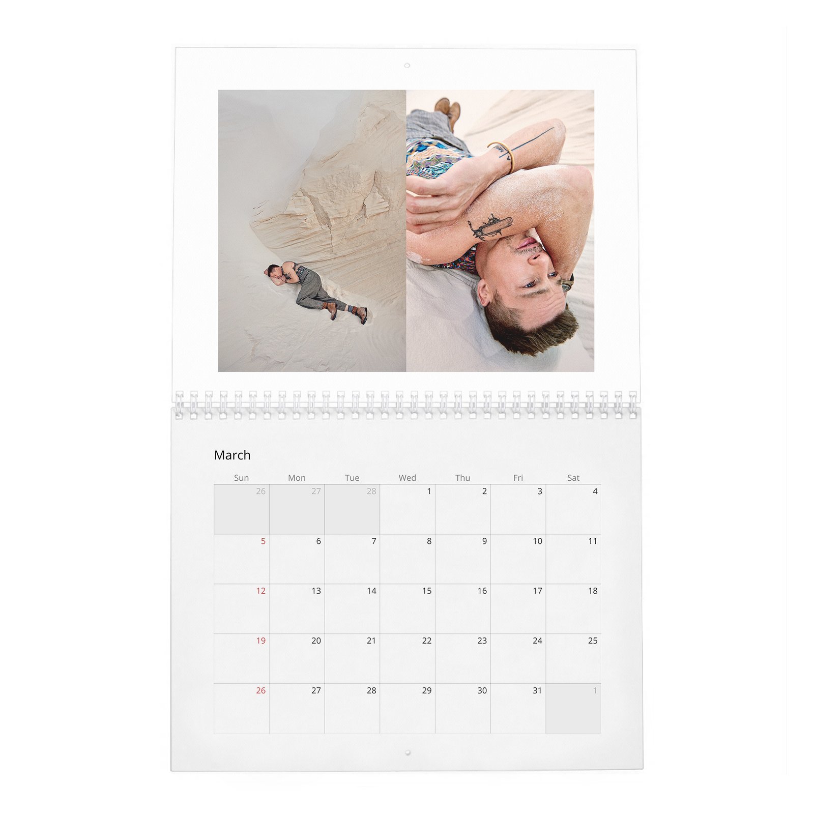 03 Brad Pitt - Becoming A Better Man 2027 Wall Calendar