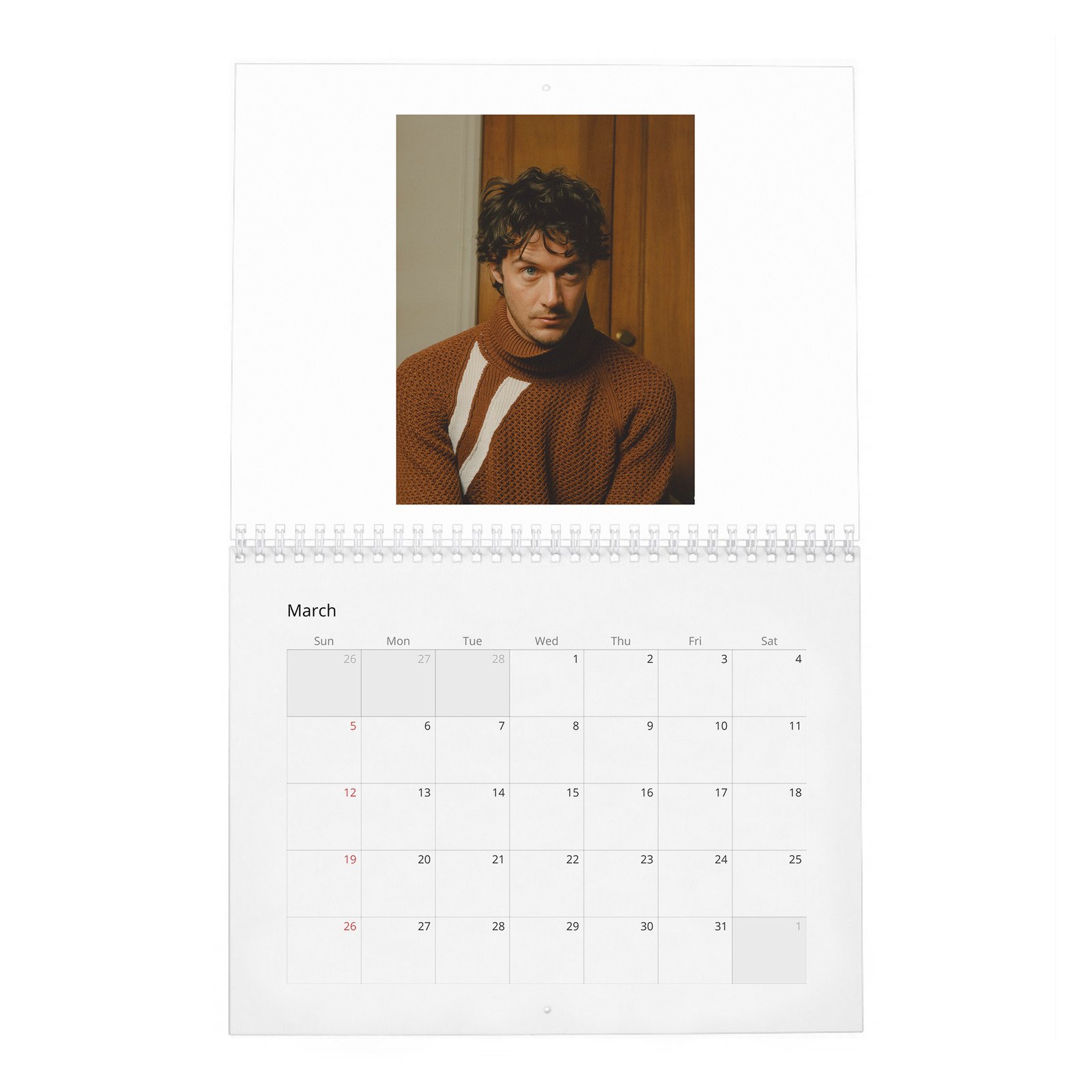 03 Cesar Domboy - Flaunt 2027 Wall Calendar