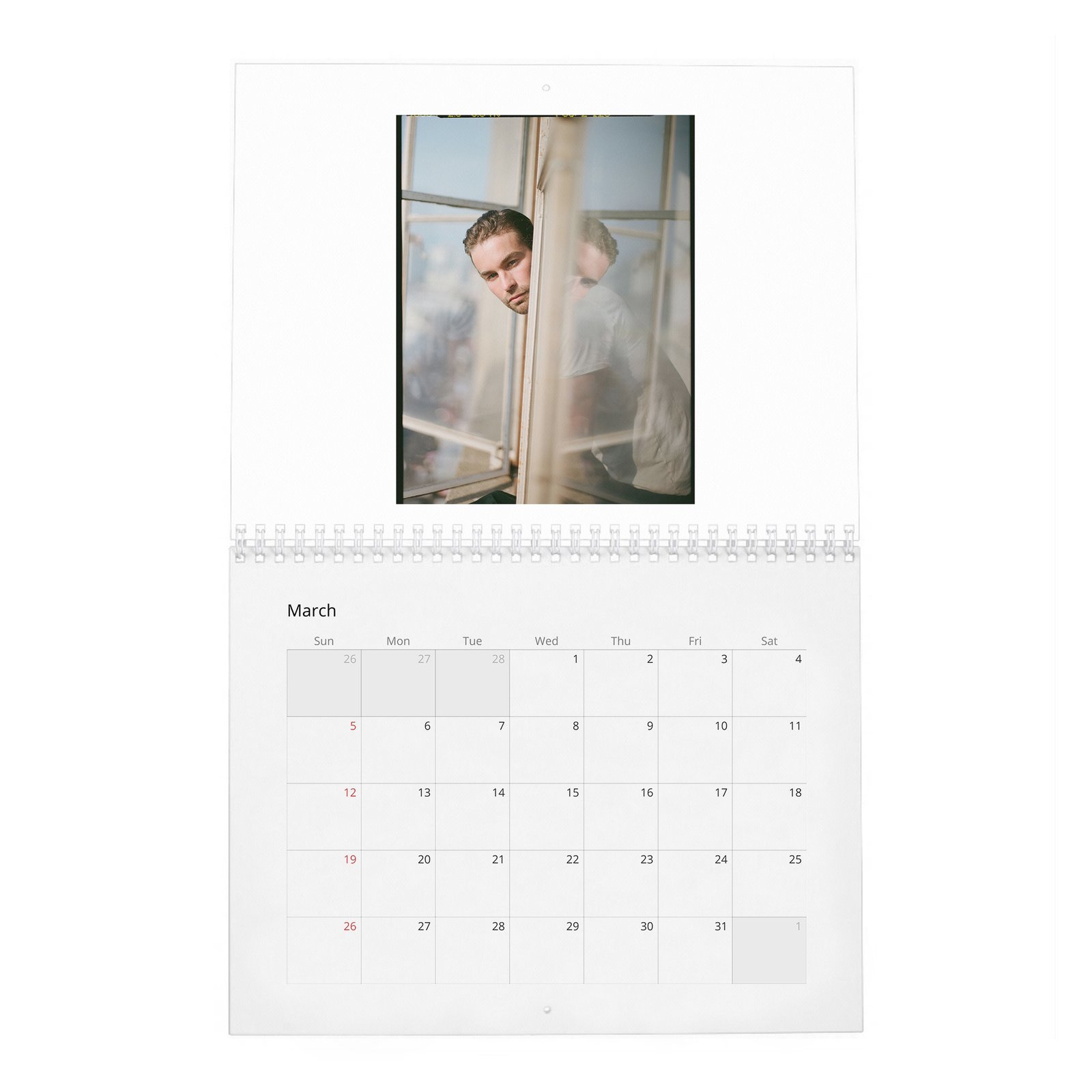 Chace Crawford - Man About Town 2027 Wall Calendar