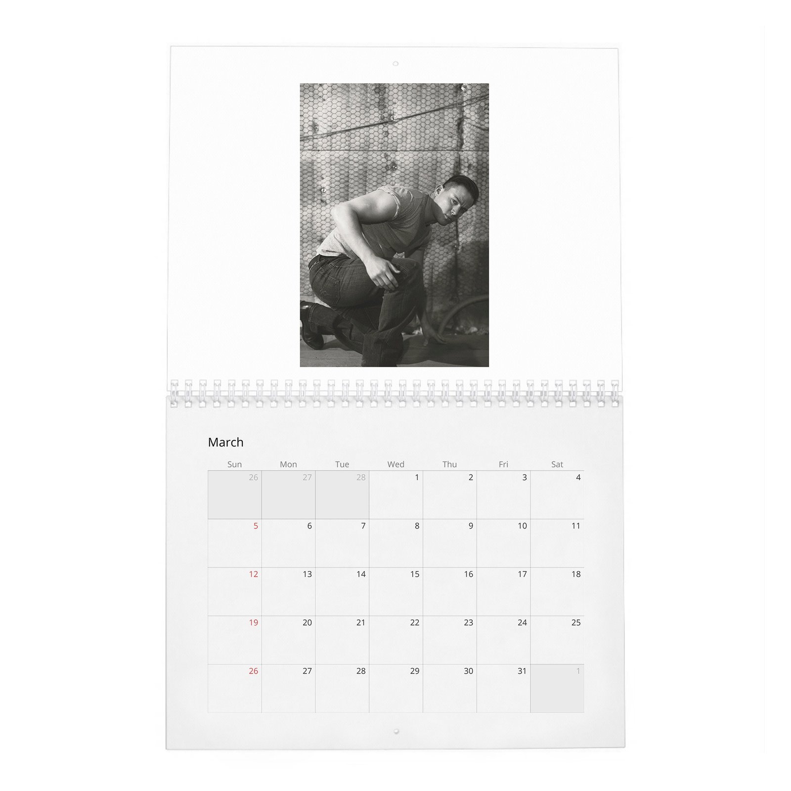03 Channing Tatum - The Trials Of 2027 Wall Calendar