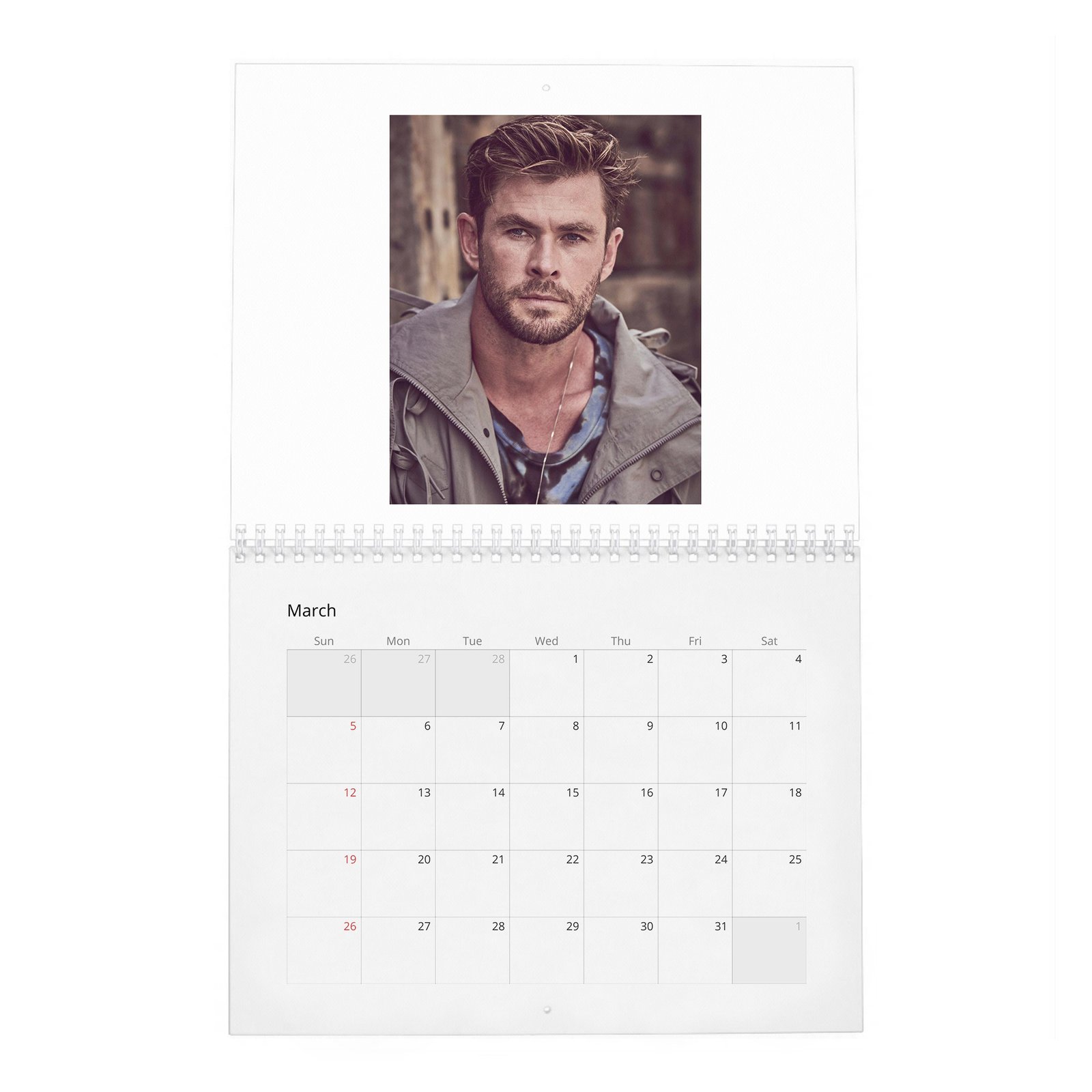 03 Chris Hemsworth - On Life During Uncertain Times 2027 Wall Calendar