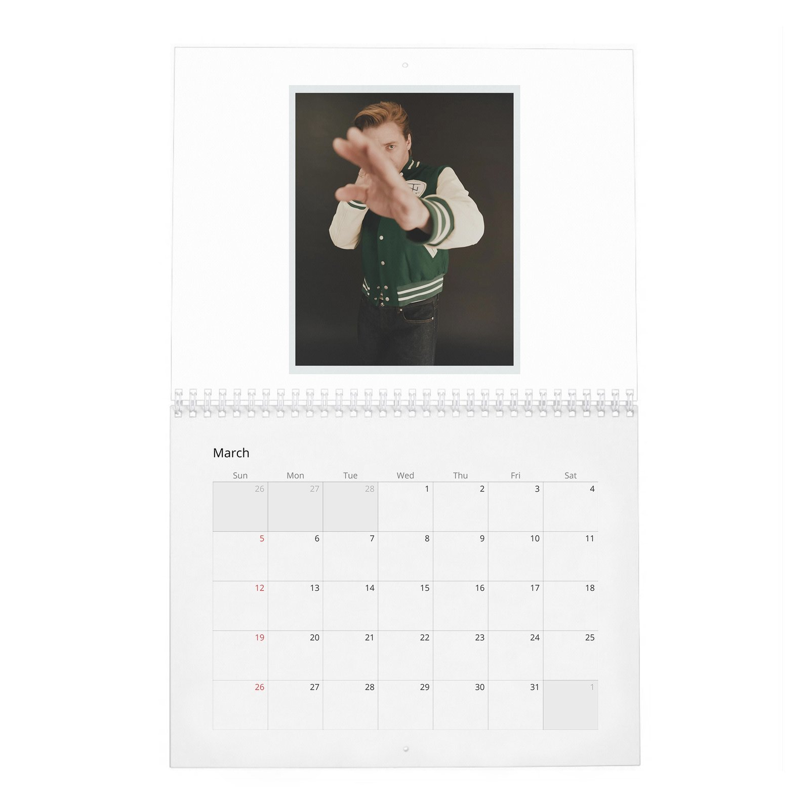 03 Jack Lowden - Laterals 2027 Wall Calendar
