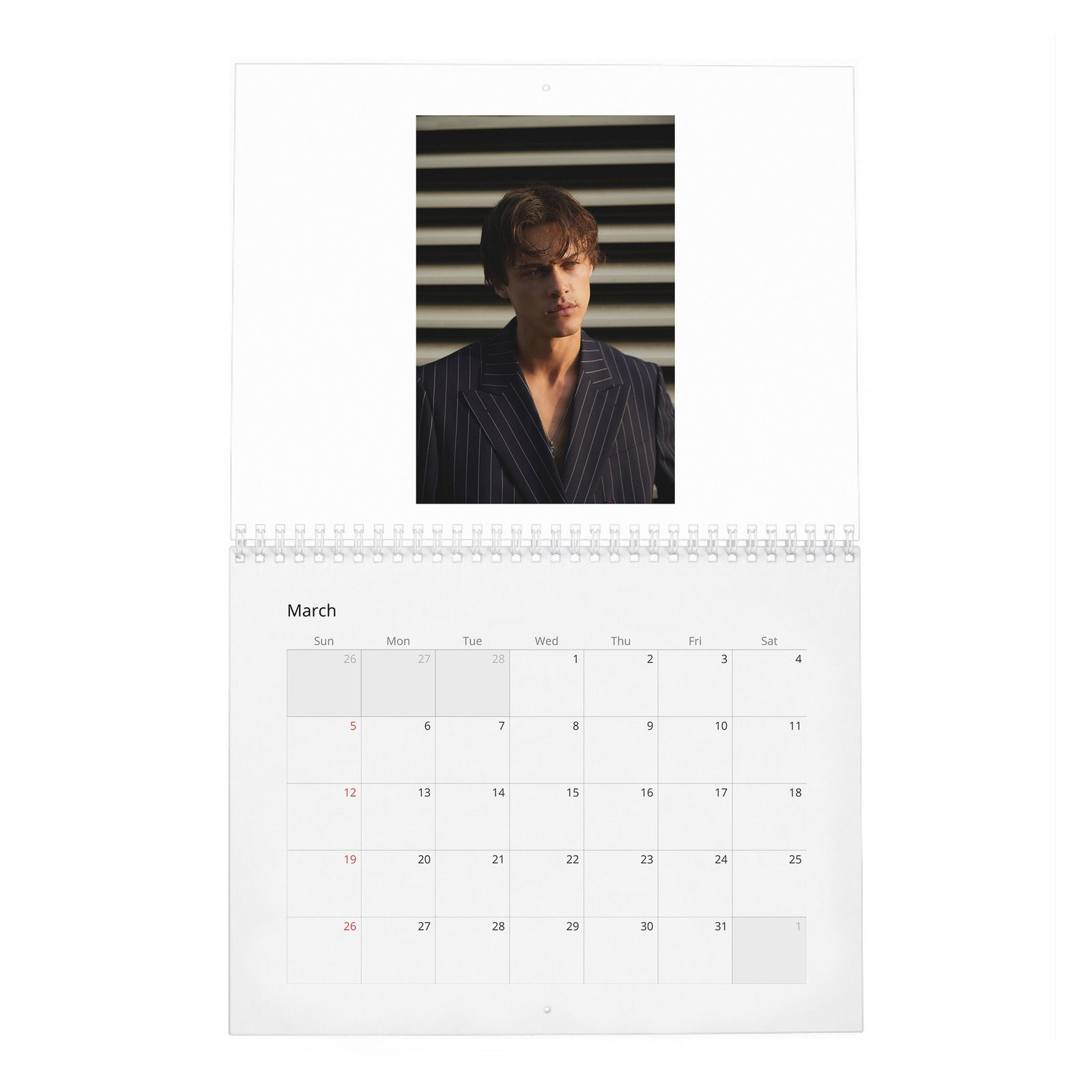 Christopher Briney - Passion For Acting 2027 Wall Calendar