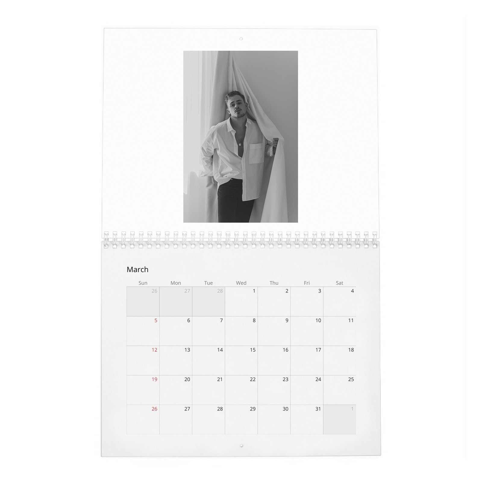 03 Dacre Montgomery - In Pursuit Of Curiosity 2027 Wall Calendar
