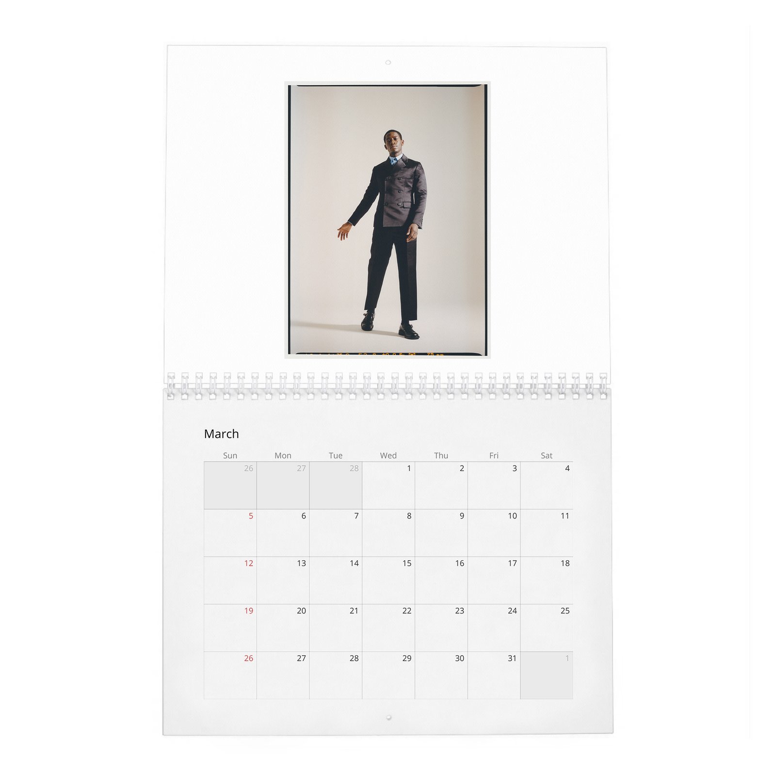 03 Damson Idris - Damn Son 2027 Wall Calendar