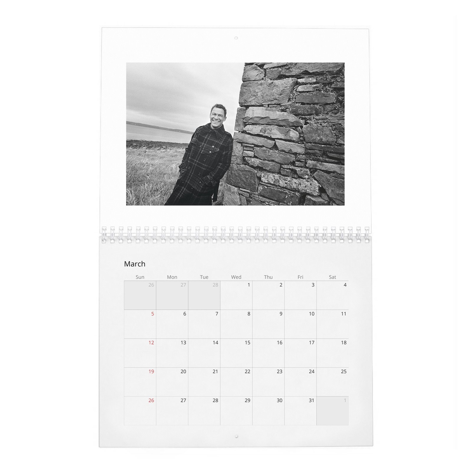 03 Dominic West - King Of The Castle 2027 Wall Calendar