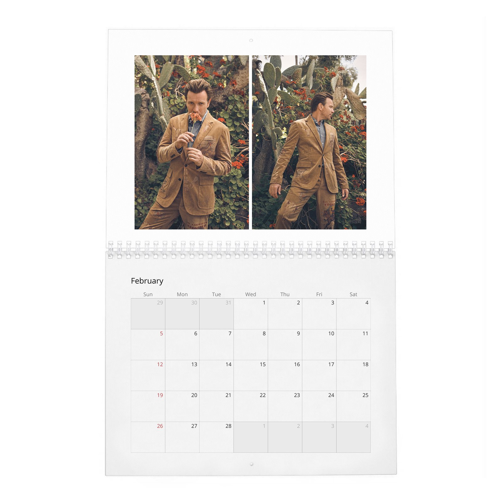 03 Ewan Mcgregor - Leading Man 2027 Wall Calendar
