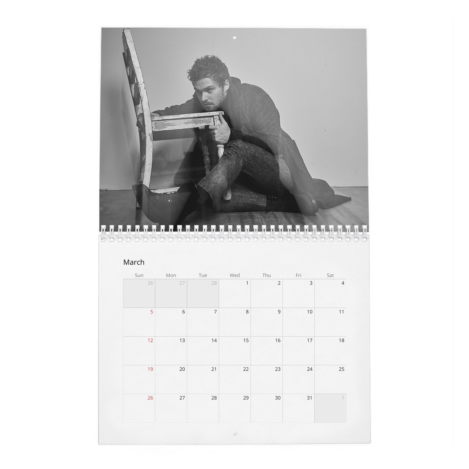 03 Finn Jones - Laterals 2027 Wall Calendar