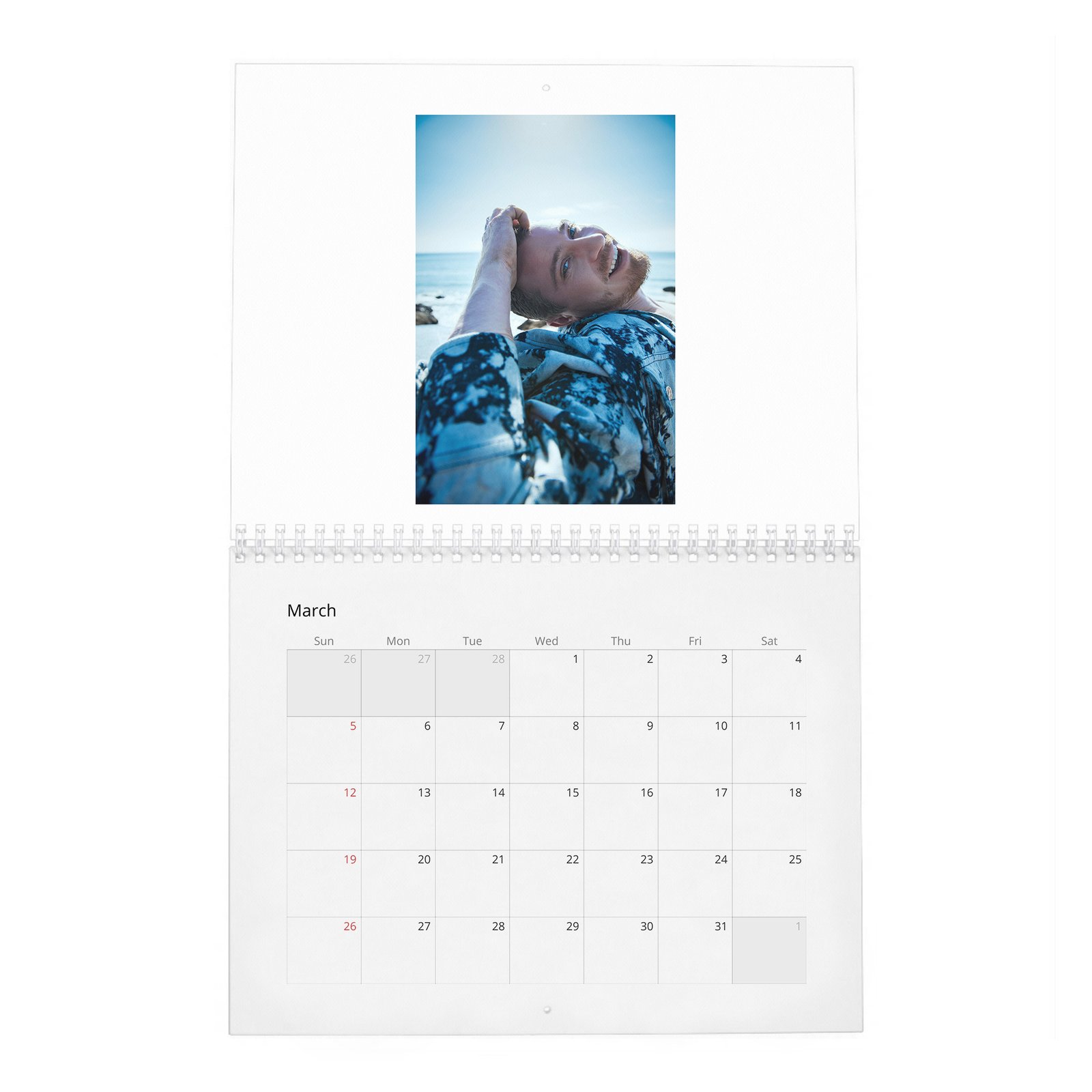 03 Garrett Hedlund - Flaunt 2027 Wall Calendar
