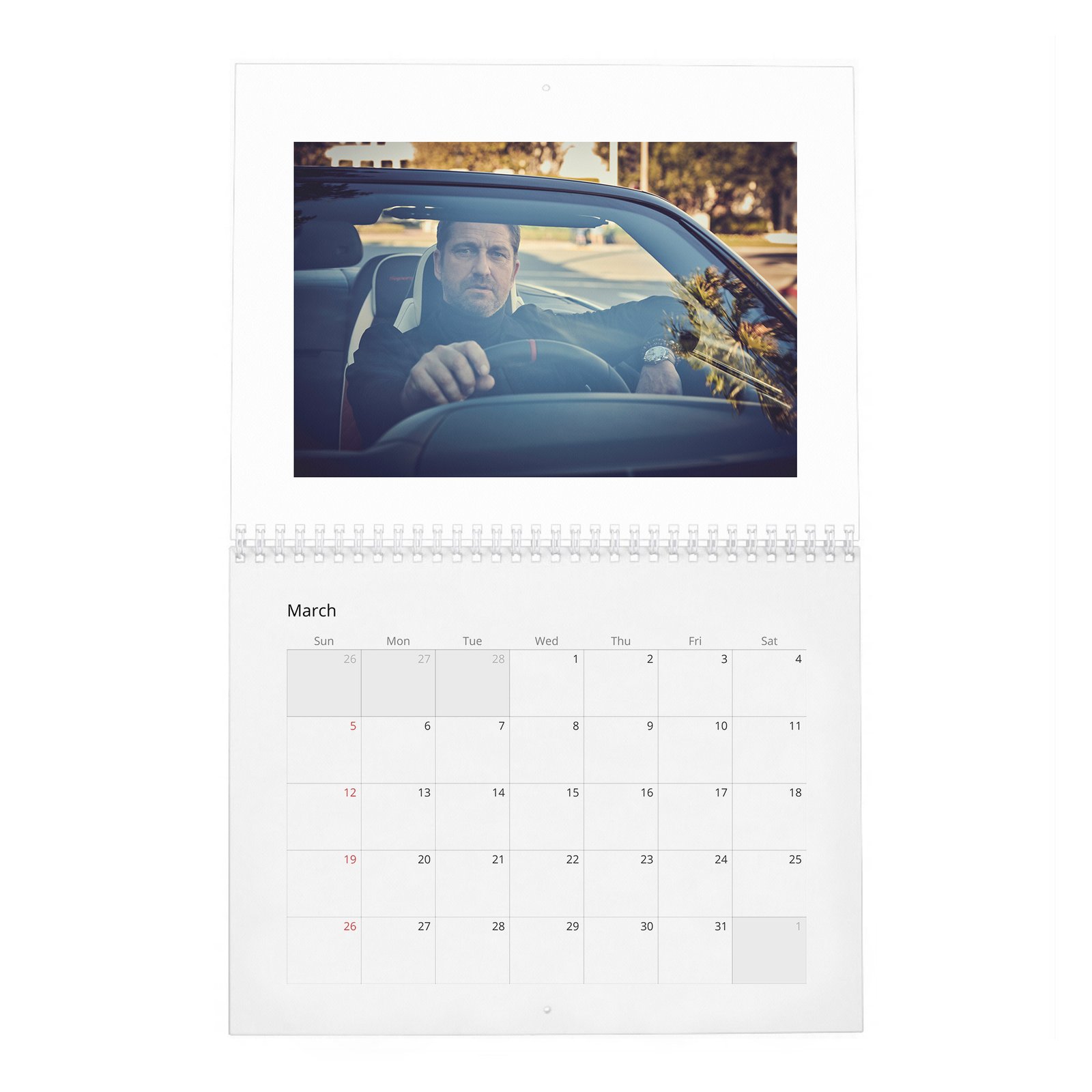 03 Gerard Butler - Nobleman 2027 Wall Calendar