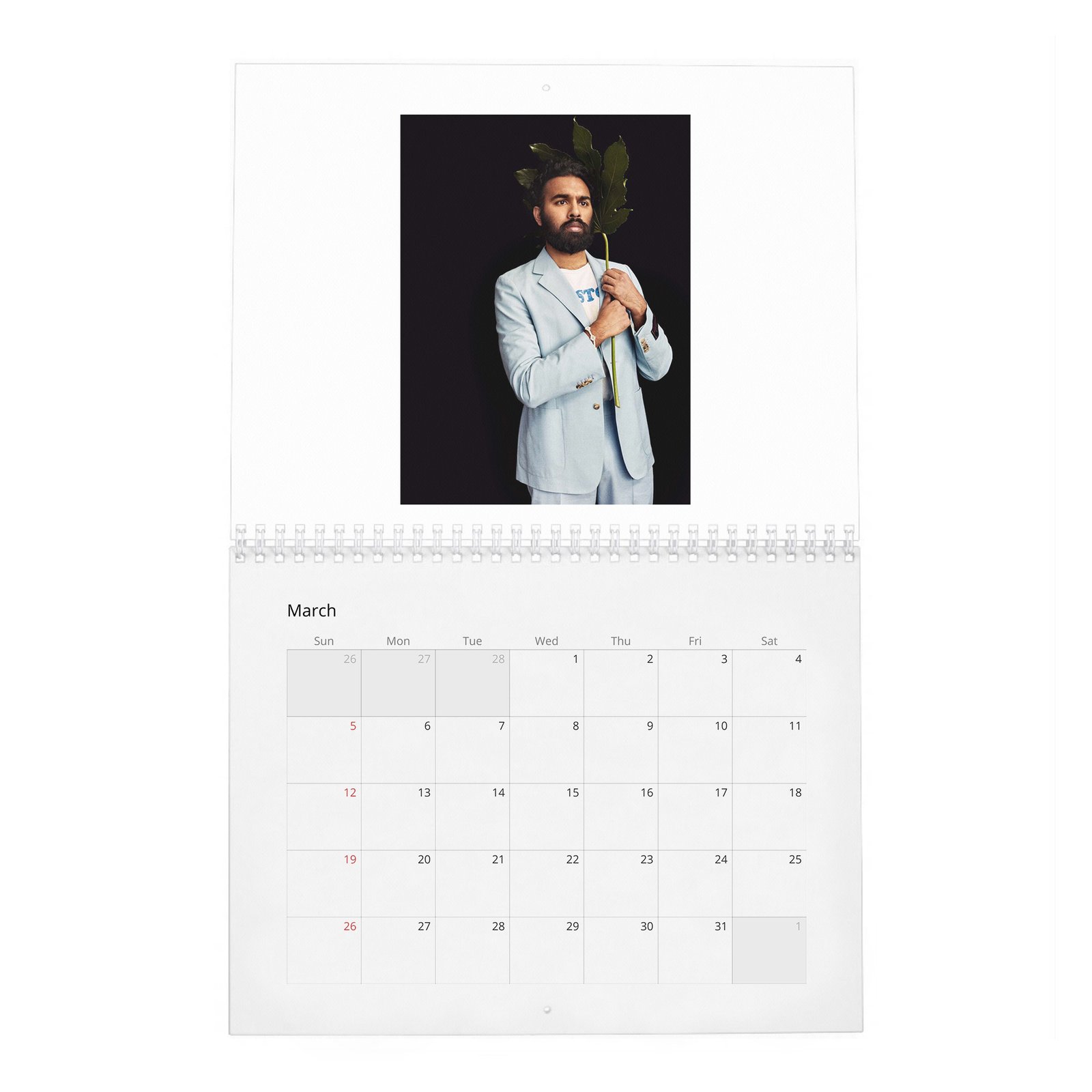 03 Himesh Patel - Content 2027 Wall Calendar