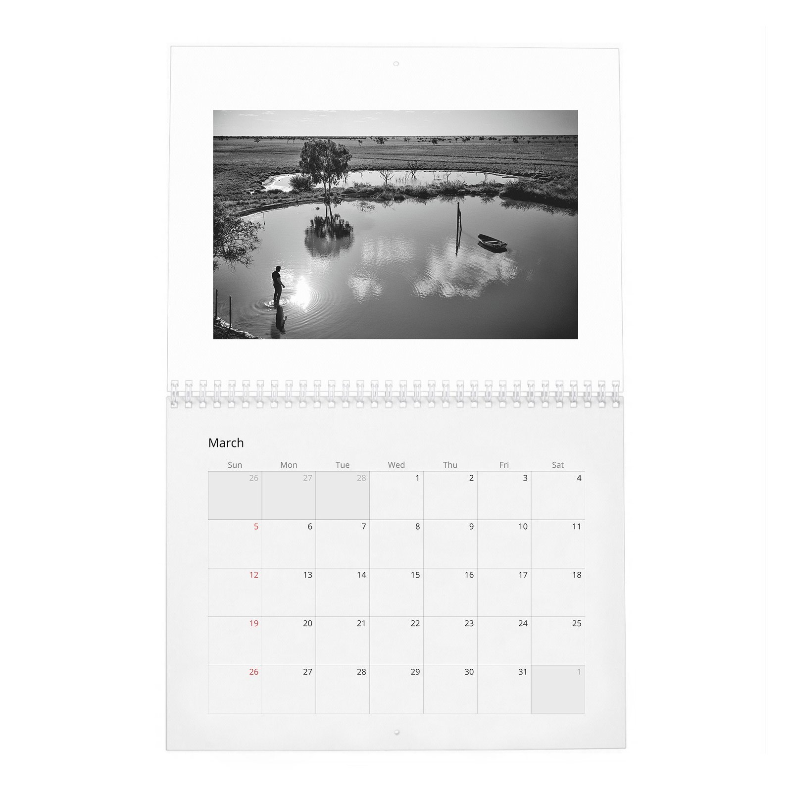 03 Jai Courtney - Outback Adventure 2027 Wall Calendar