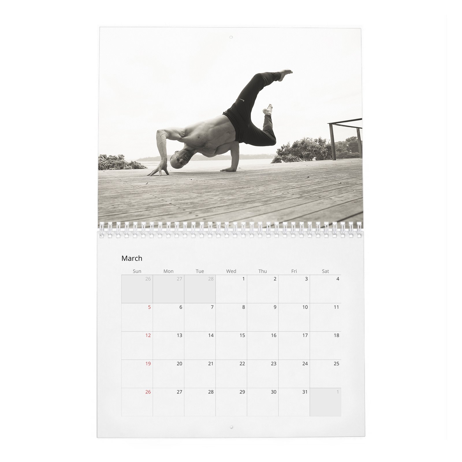 03 Jason Statham - The Re-Education Of 2027 Wall Calendar
