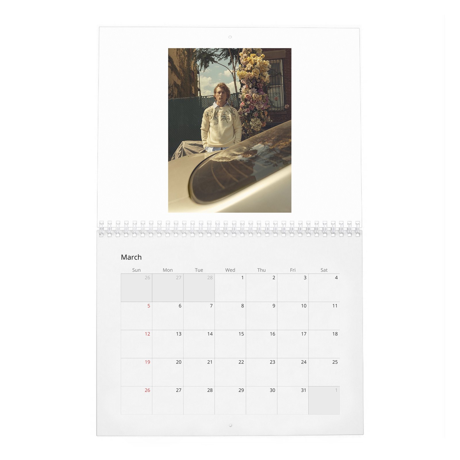 Jeremy Allen White - Yes Chef 2027 Wall Calendar