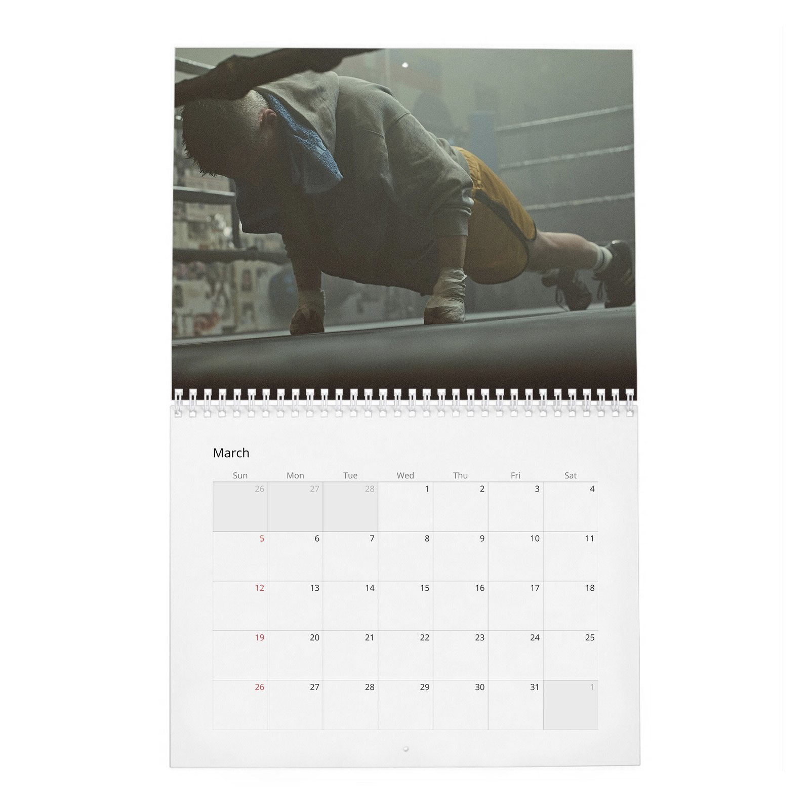 03 Jeremy Strong - The Relentless 2027 Wall Calendar