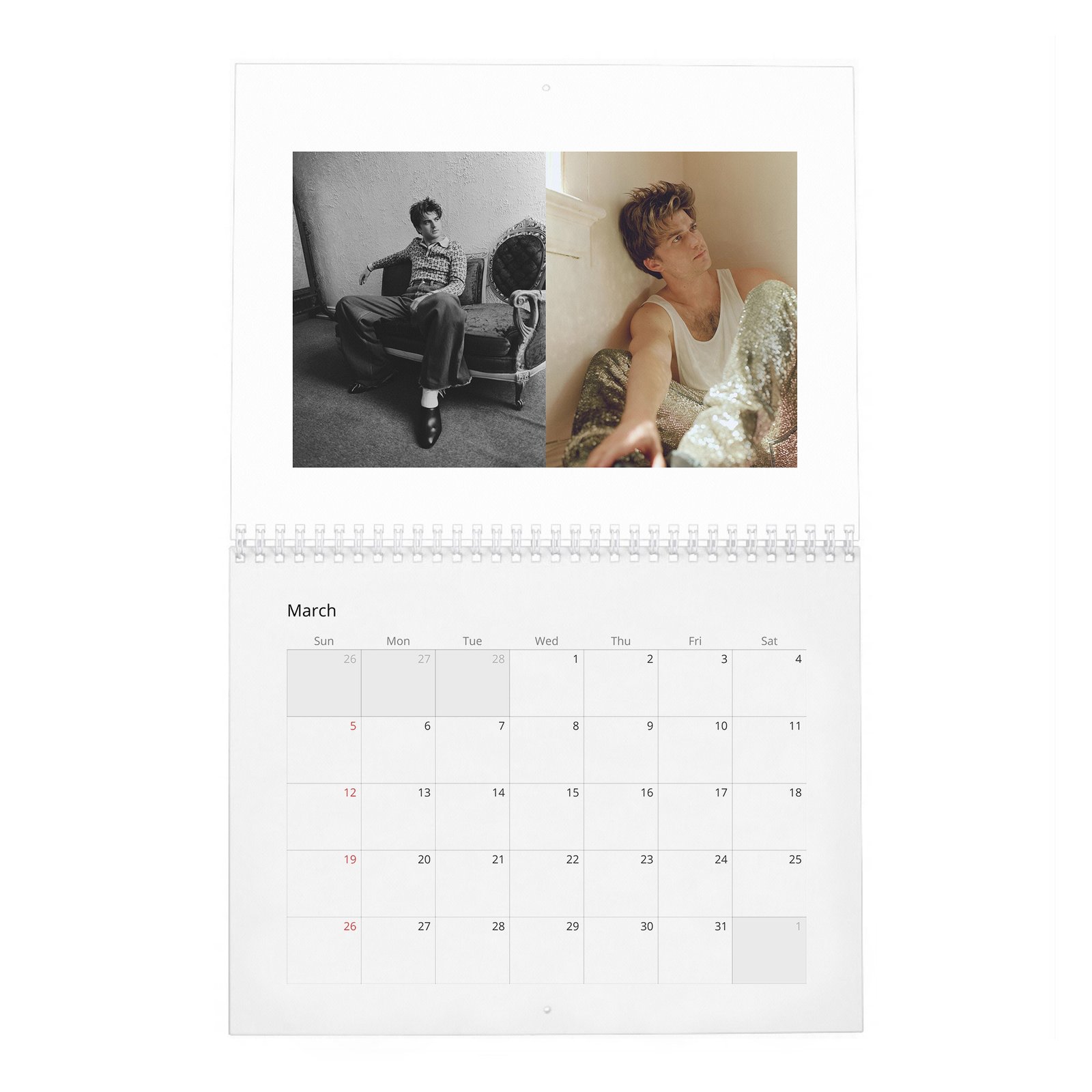 Joe Keery - Levels Up 2027 Wall Calendar