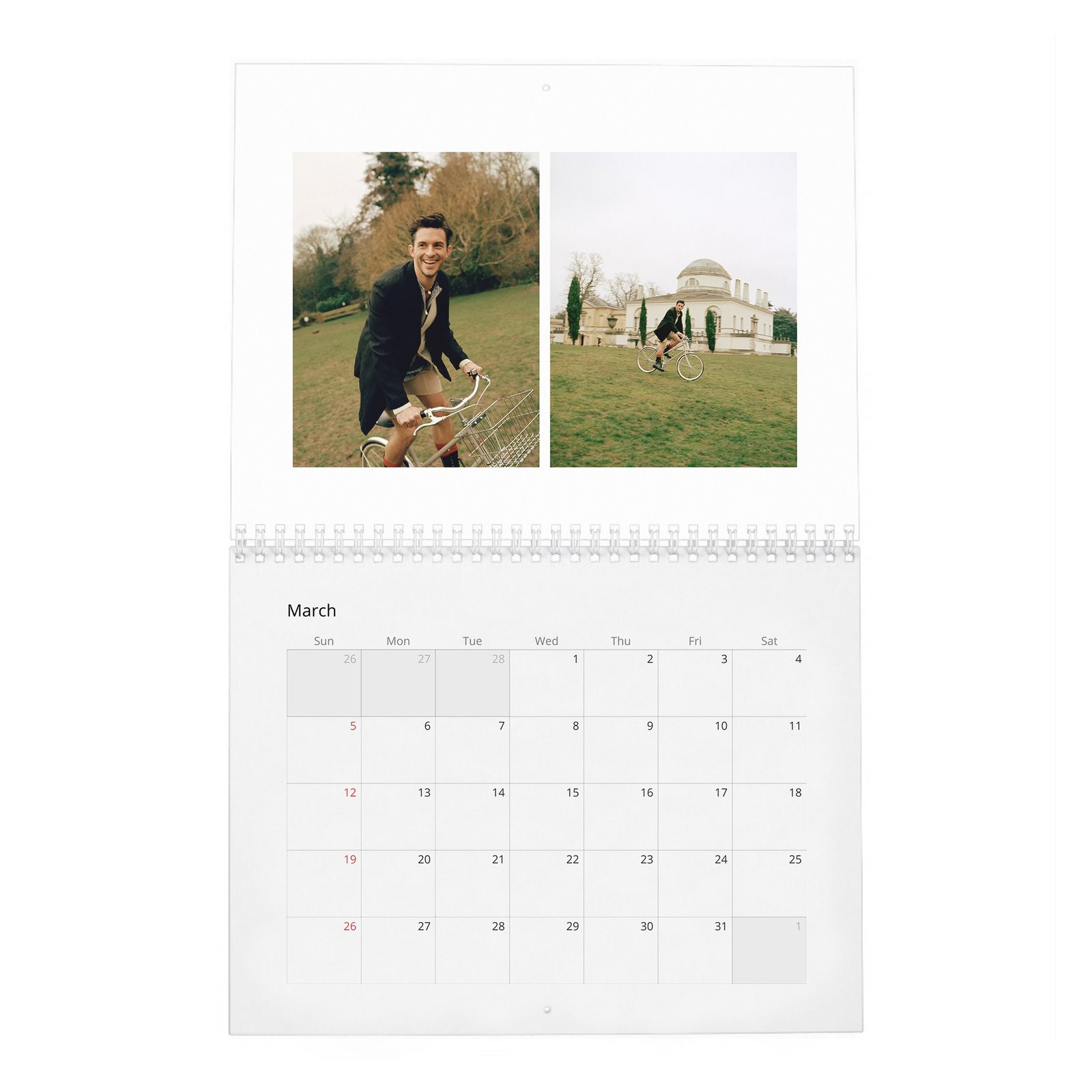 Jonathan Bailey - Becoming A Leading Man 2027 Wall Calendar