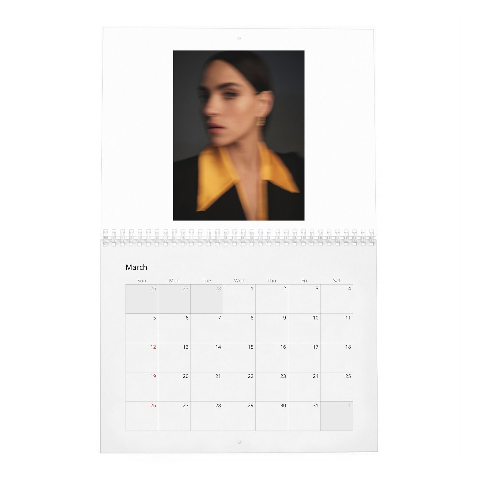 03 Adria Arjona - In conversation 2027 Wall Calendar