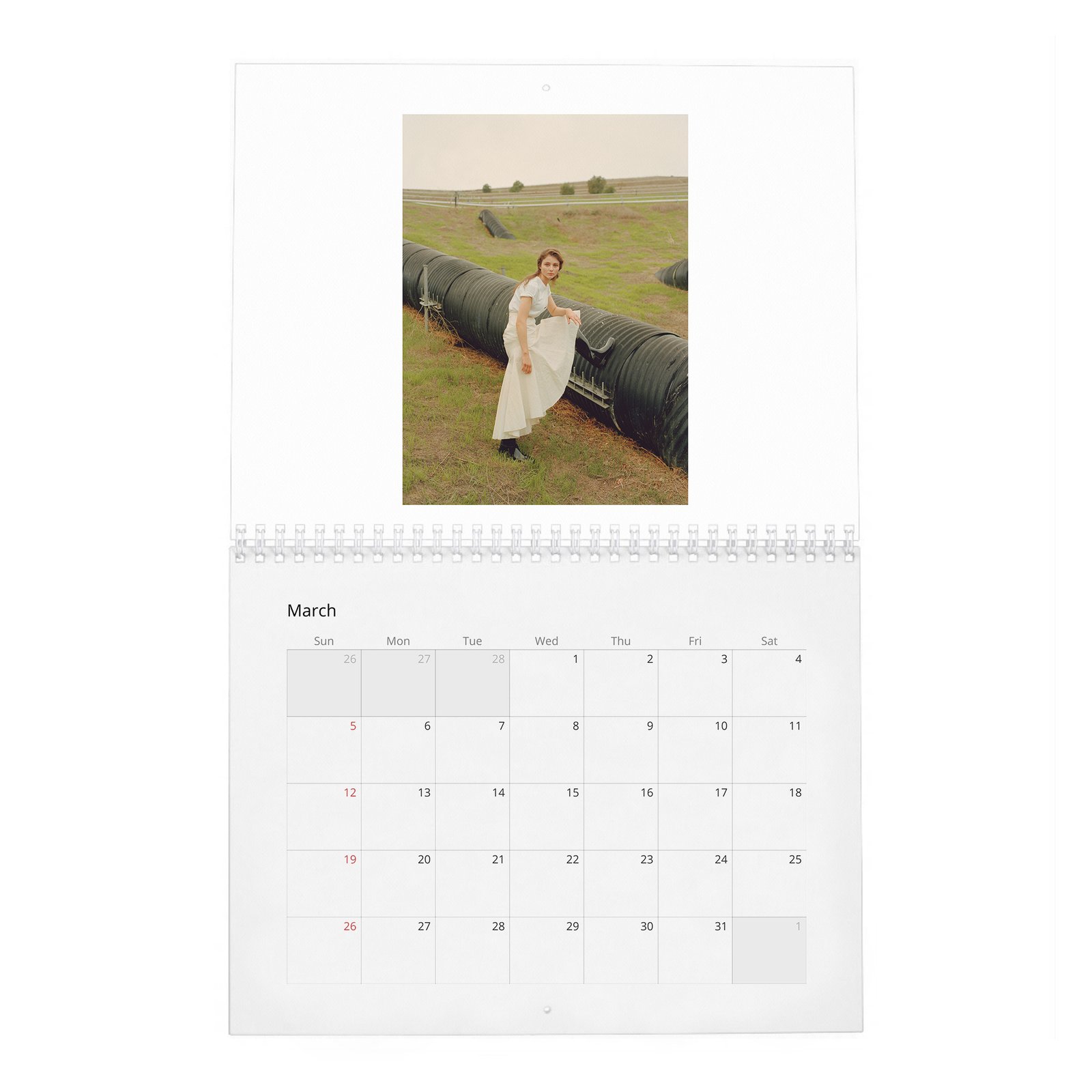 03 Thomasin McKenzie - Flaunt 2027 Wall Calendar
