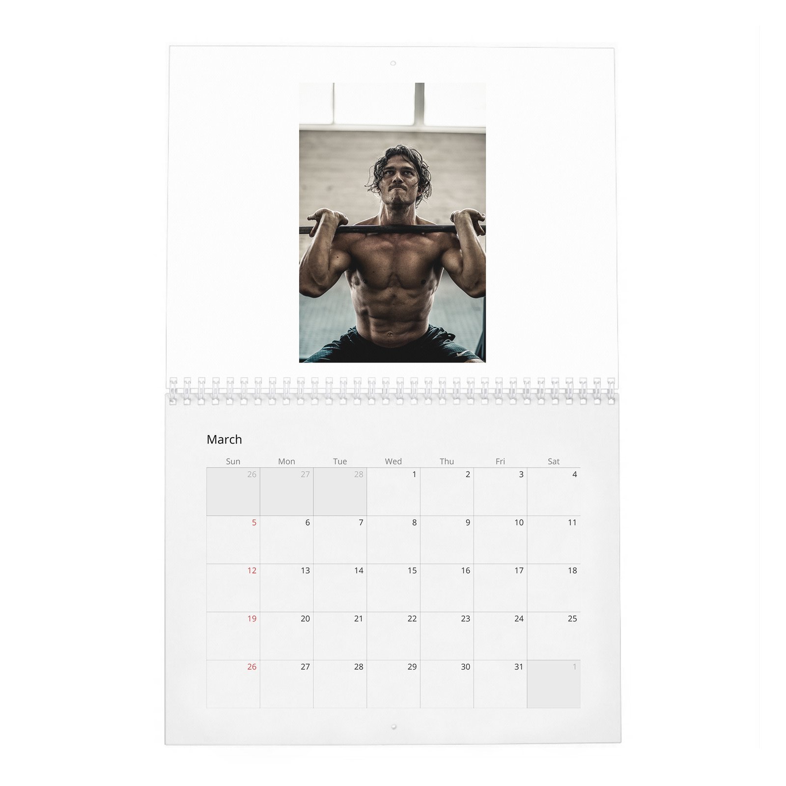 03 Black Sails Leading Men - Burn the Ships 2027 Wall Calendar