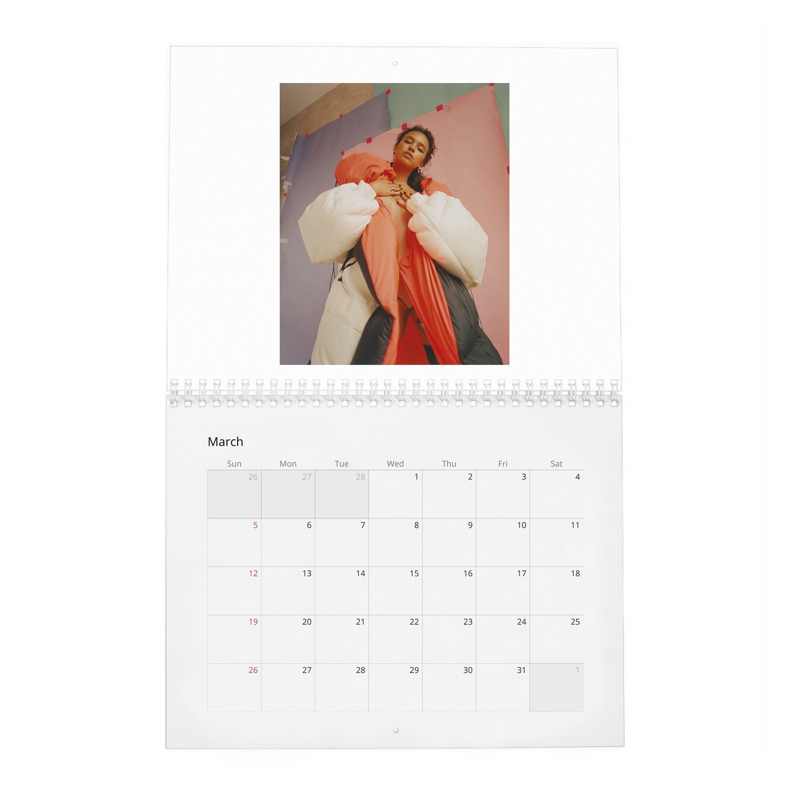 03 Alisha Boe - Wonderland 2027 Wall Calendar