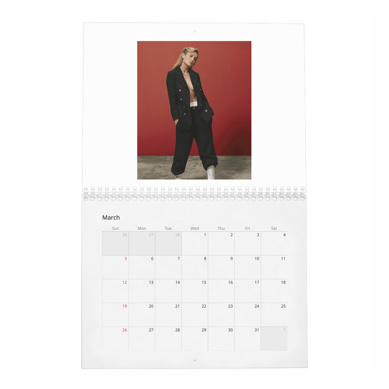 Brie Larson - Goes Her Own Way 2027 Wall Calendar
