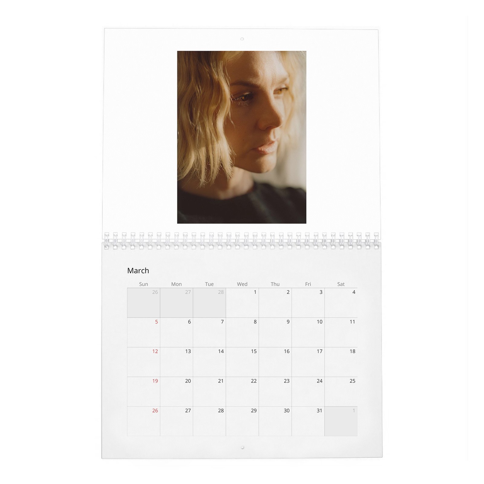 03 Carey Mulligan - Less Is More 2027 Wall Calendar