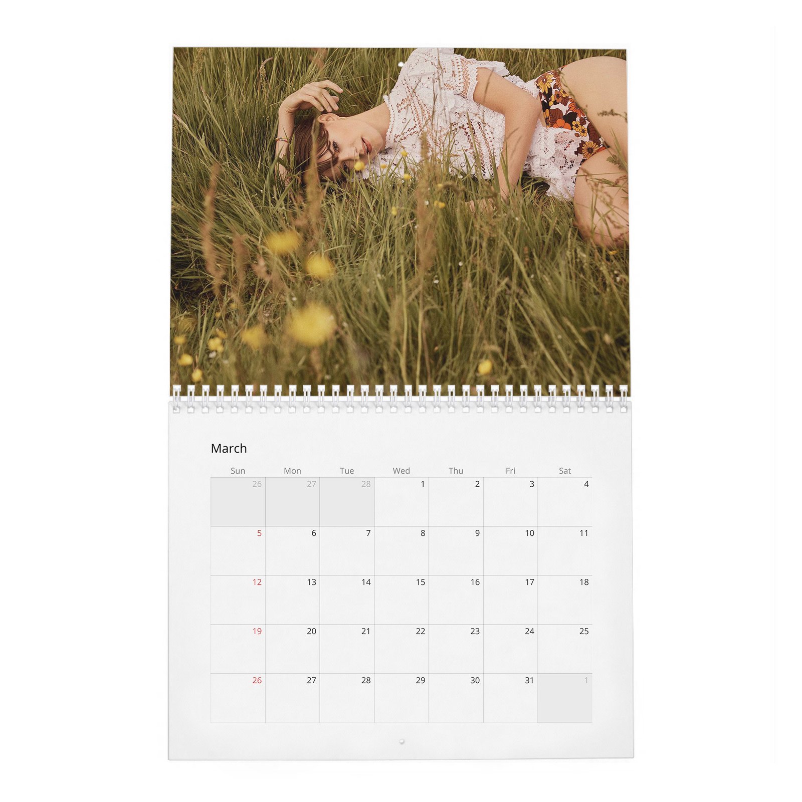 Daisy Edgar-Jones - Modern Love 2027 Wall Calendar